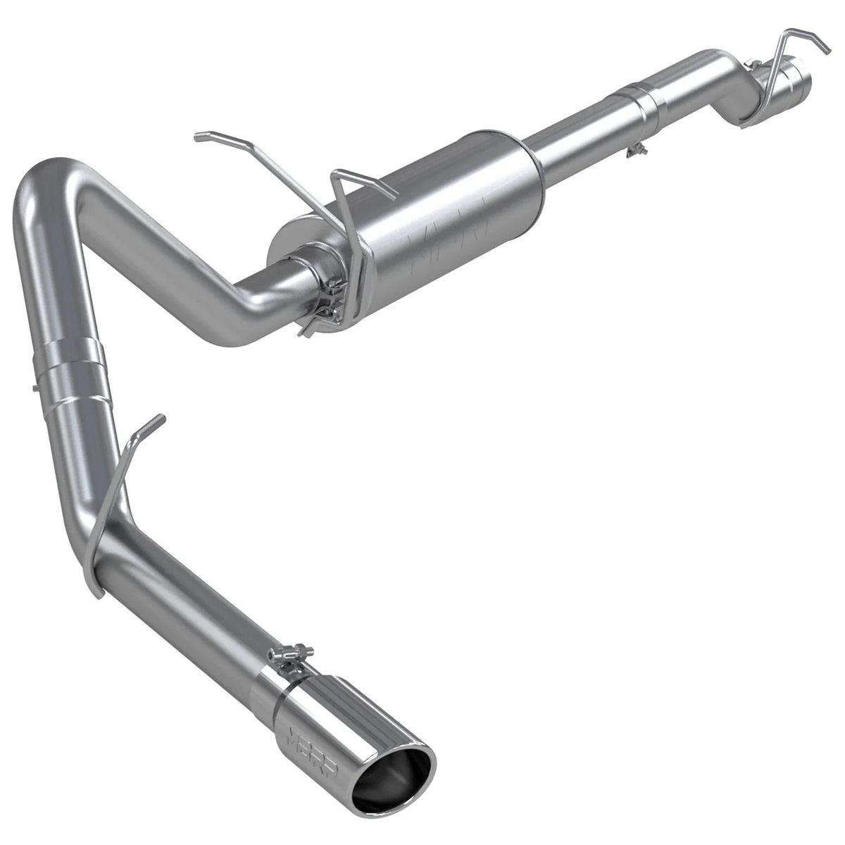 MBRP 08-12 Ford F-250/F-350 5.4L V8/6.8L V10/6.2L V8 CC-SB/EC-LB 3in Cat Back Single Side Exit Alum
