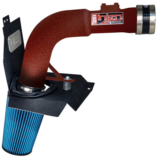 Injen 2015 Subaru STi 2.5L 4 Cyl (Turbo) Wrinkle Red Cold Air Intake w/ MR Tech and Heat Shield
