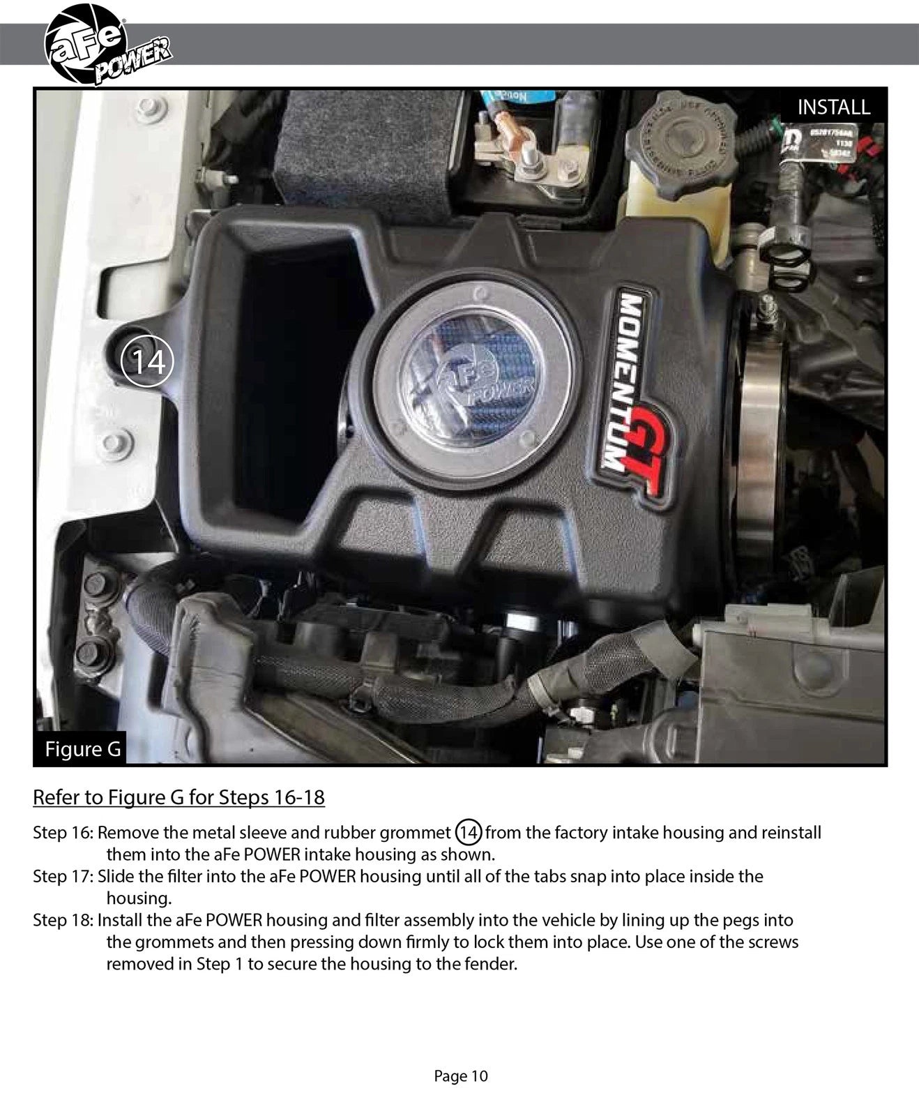 aFe Momentum GT Pro DRY S Cold Air Intake System 2018 Jeep Wrangler (JL) I4-2.0L (t)