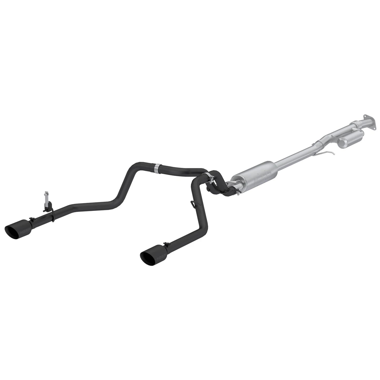 MBRP 2019+ Chevrolet Silverado 1500 / 2019+ GMC Sierra 1500 Alum. 3in Armor Black Cat-Back Exhaust