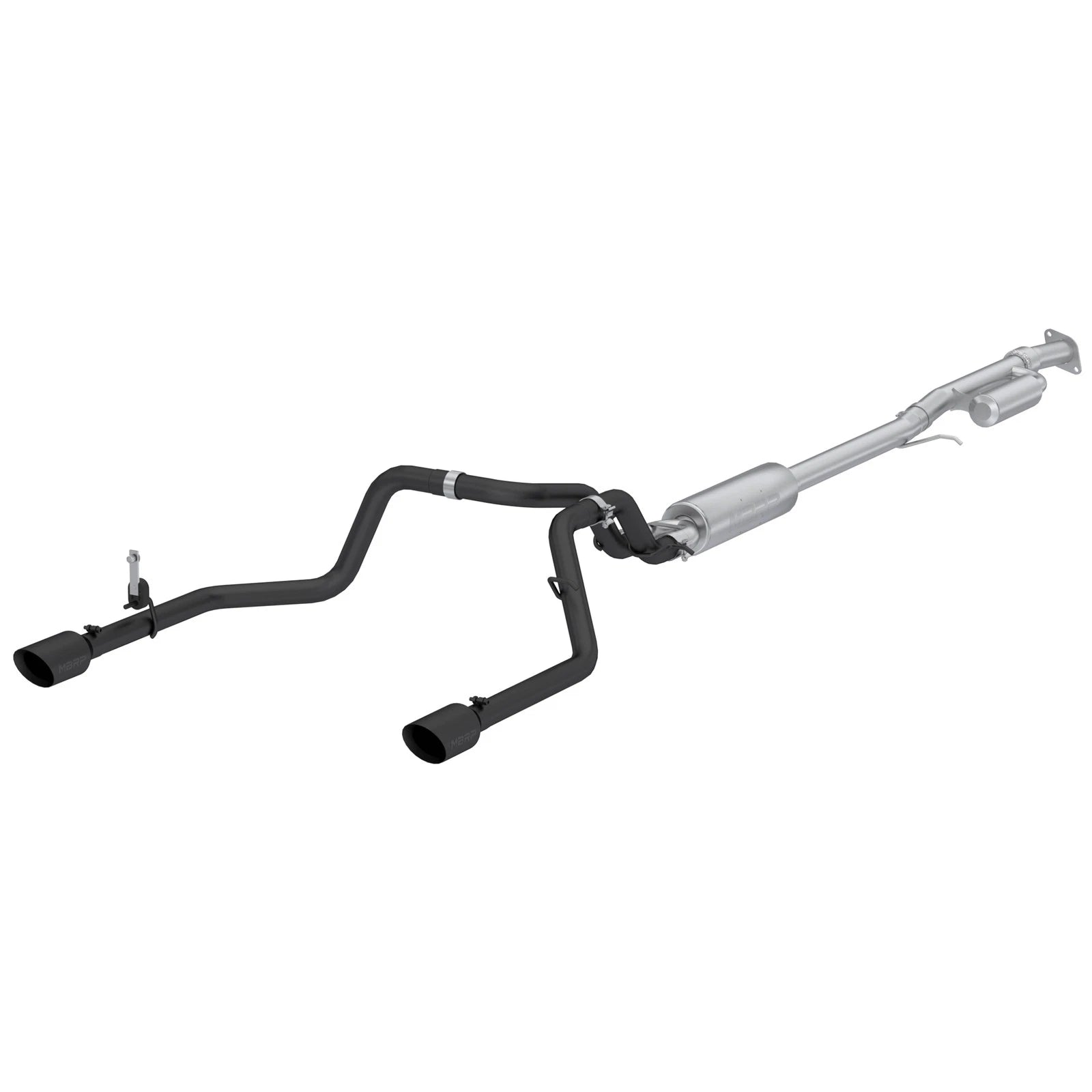 MBRP 2019+ Chevrolet Silverado 1500 / 2019+ GMC Sierra 1500 Alum. 3in Armor Black Cat-Back Exhaust