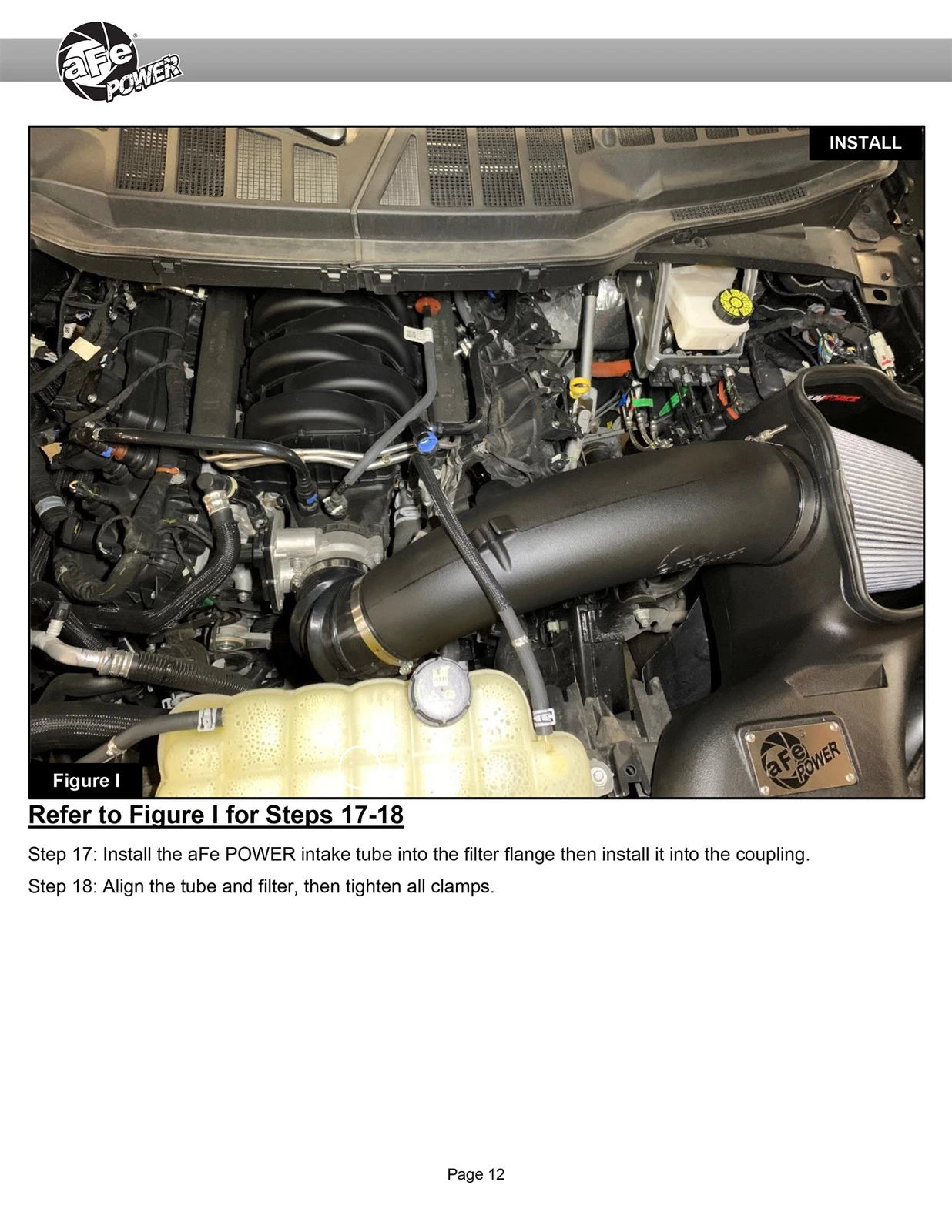 aFe 2021+ Ford F150 5.0L V8 MagnumFORCE Intake Stage-2 Pro DRY S
