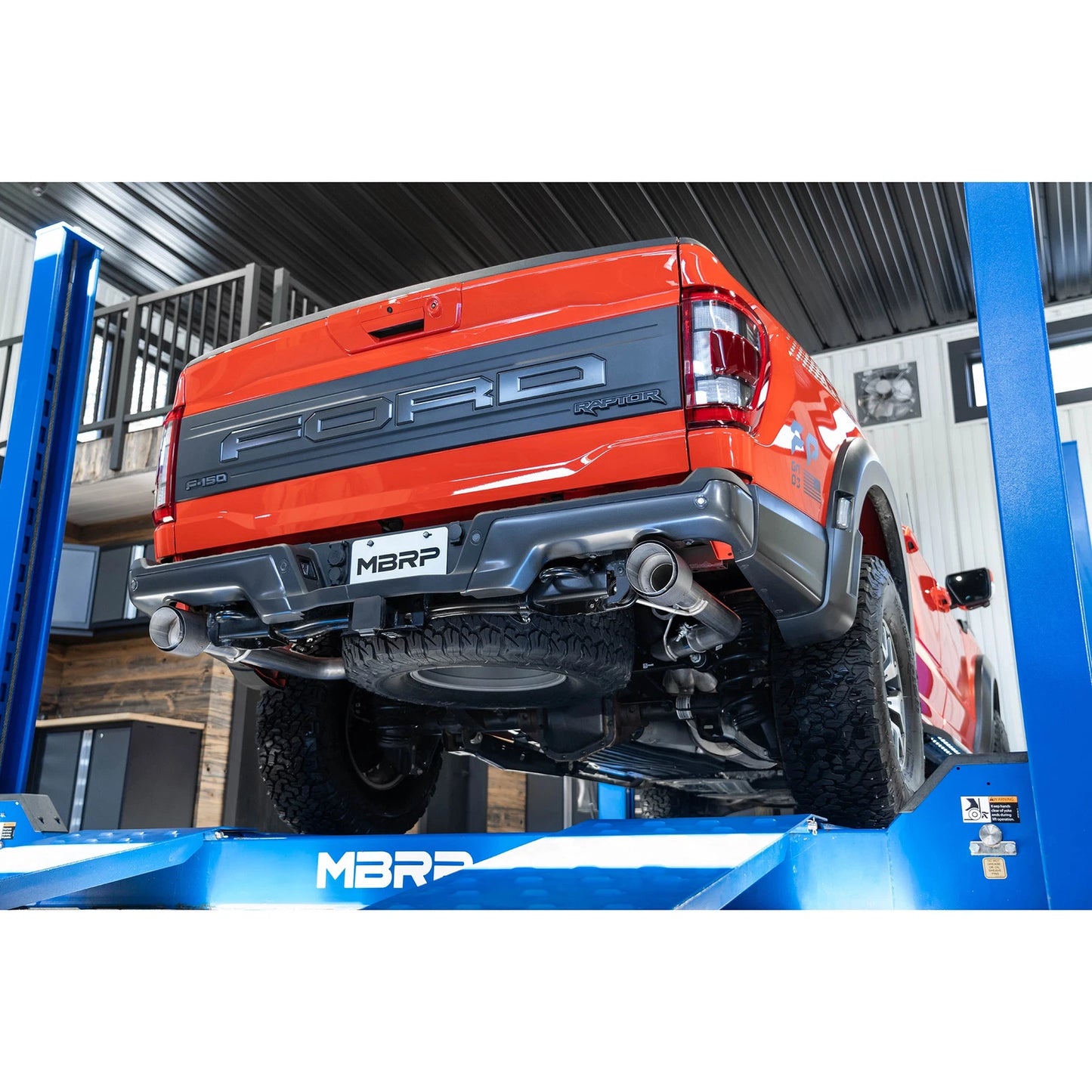 MBRP 2021+ Ford F-150 Raptor Axle-Back Dual Rear Exit T304 Performance Exhaust Sys