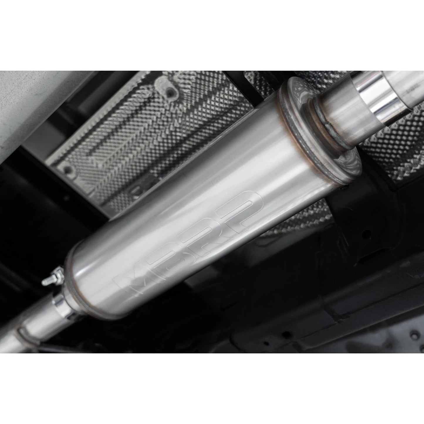 MBRP 2022 Toyota Tundra 3.5L Dual Cat-back 4in Single Side Exit Rolled Tip - Aluminized Steel
