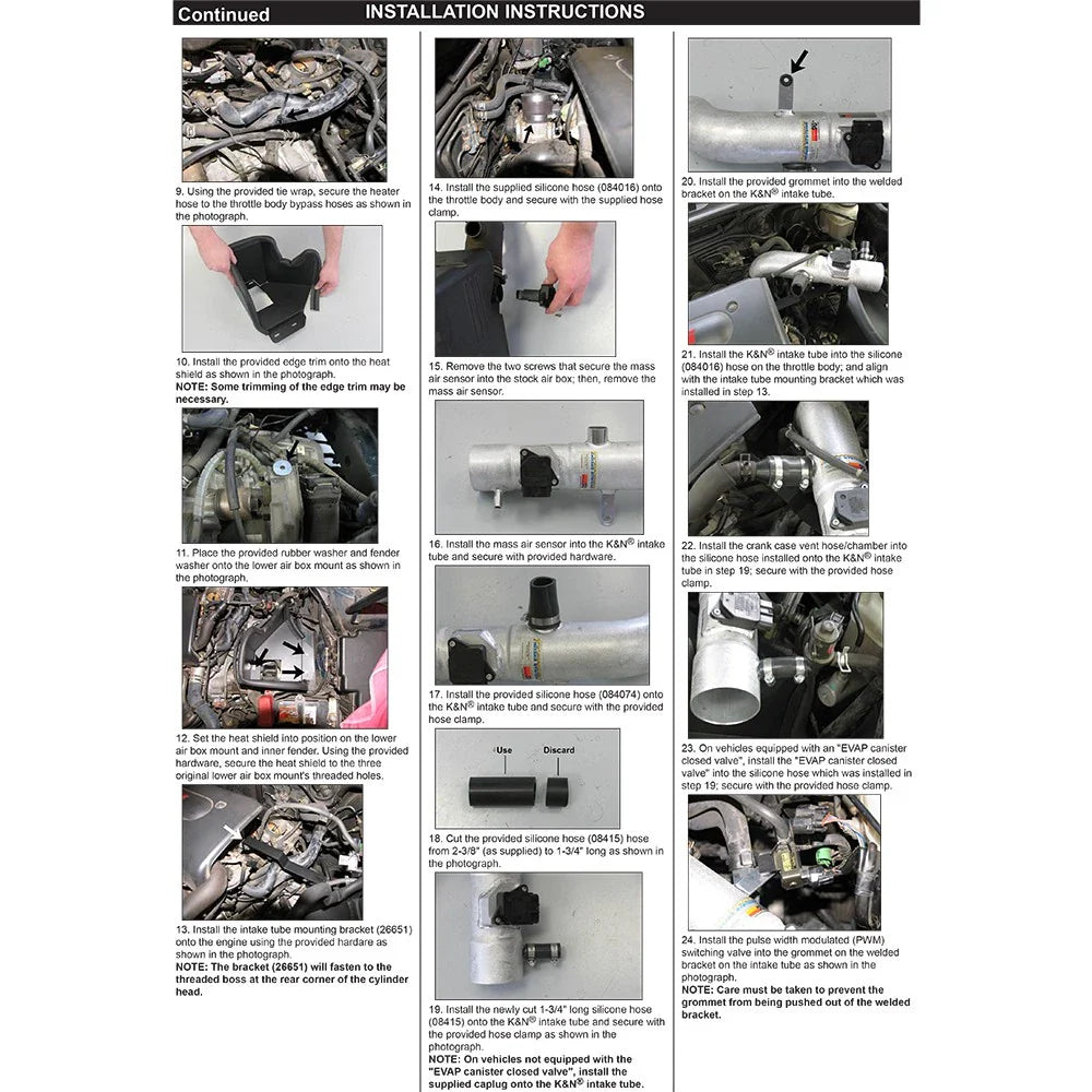 K&N Performance Intake Kit TYPHOON; TOYOTA CAMRY, L4-2.4; 2002-2006