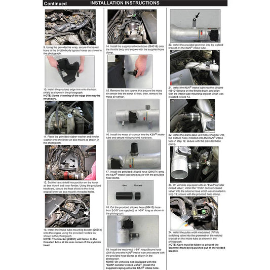 K&N Performance Intake Kit TYPHOON; TOYOTA CAMRY, L4-2.4; 2002-2006