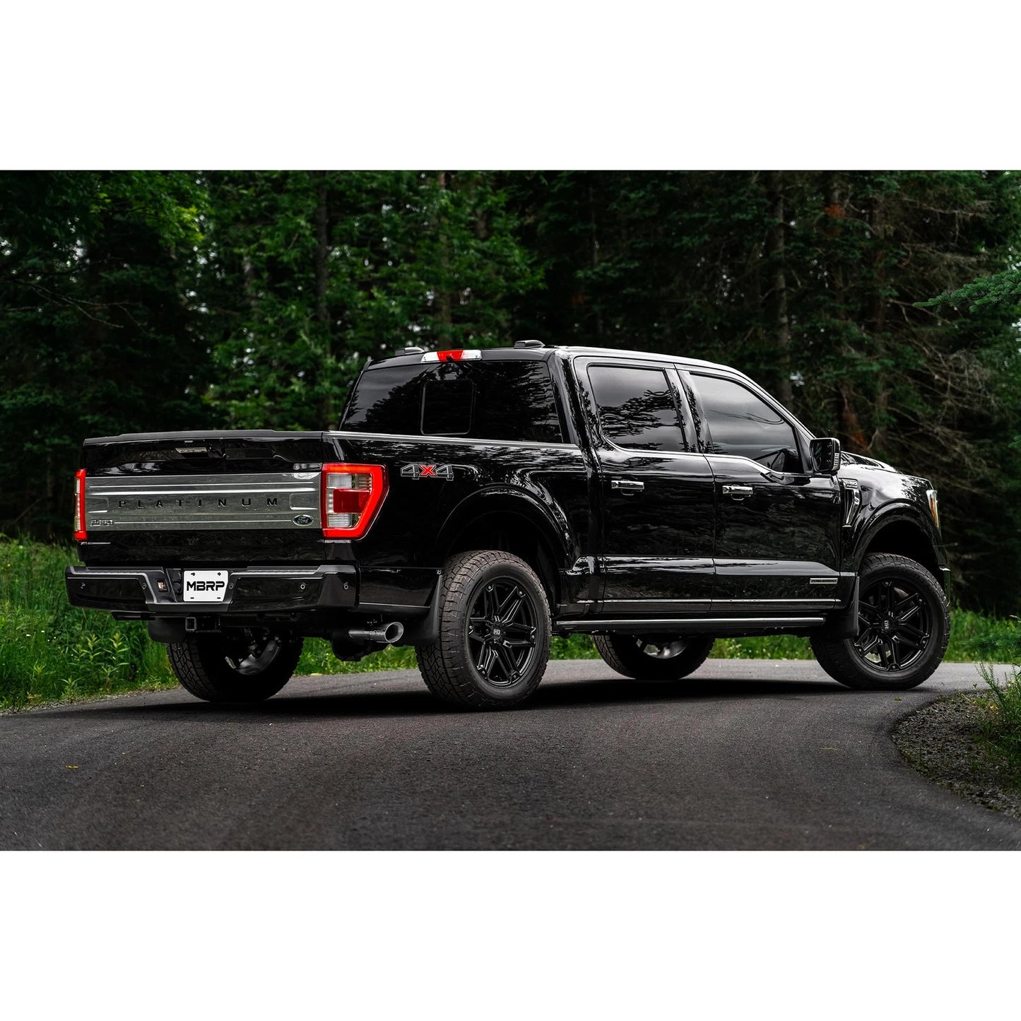 MBRP 2021+ Ford F-150 Powerboost Hybrid 3in Single Side Exit - T304