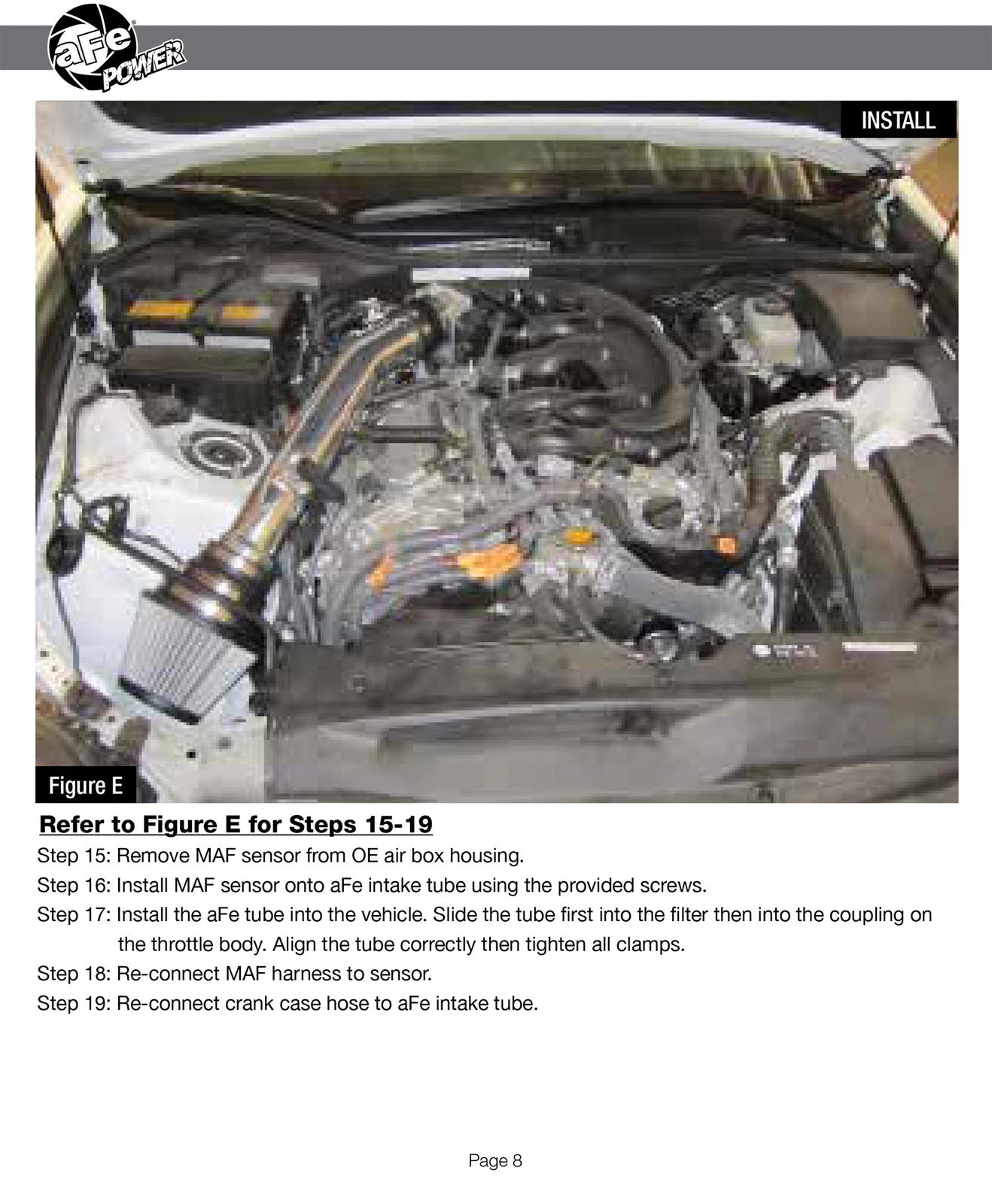 aFe Takeda Stage-2 Pro 5R Cold Air Intake System 15-17 Lexus RC 350 3.5L