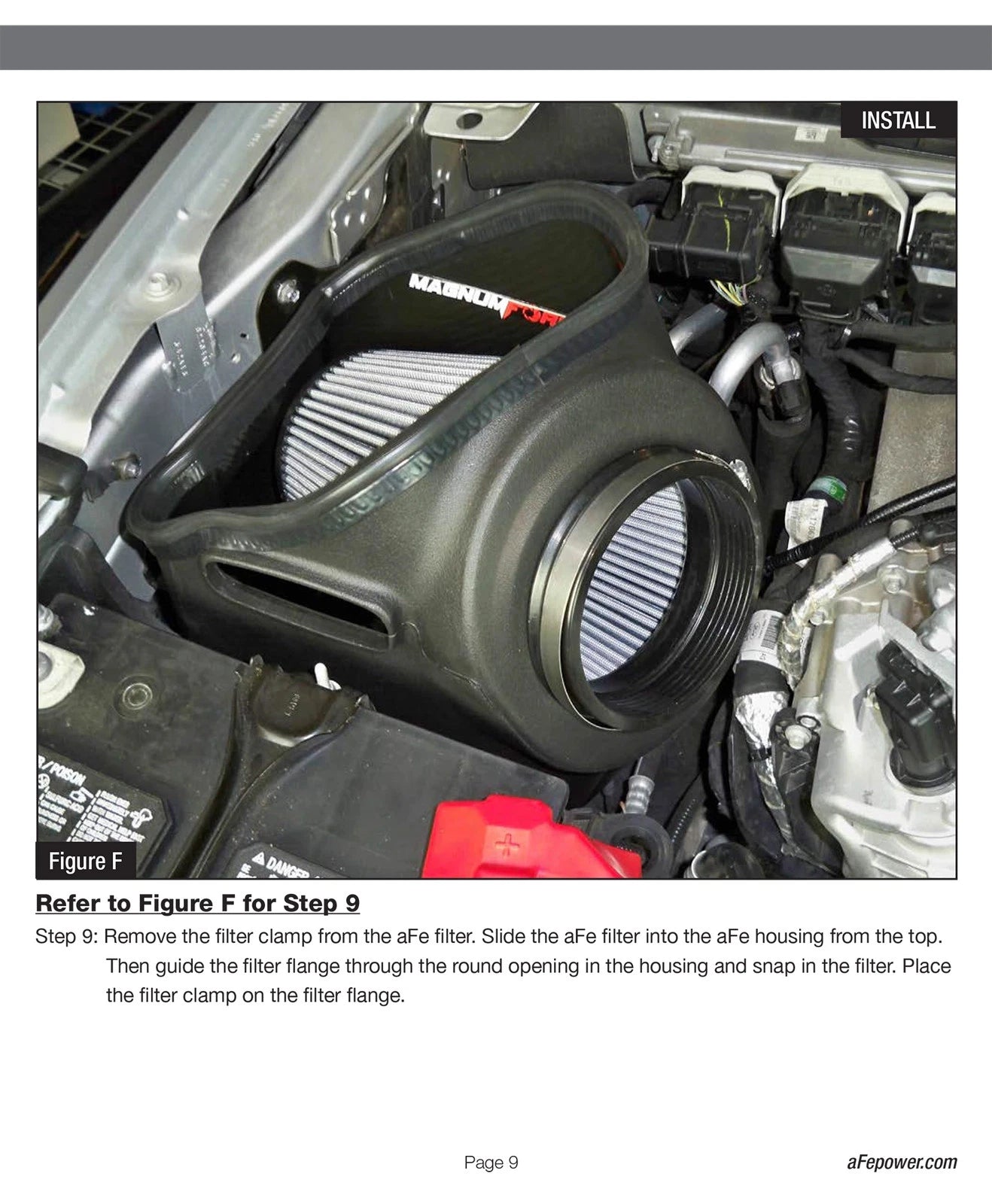 aFe Magnum FORCE Stage-2 Pro DRY S Cold Air Intake System 17-18 Ford Diesel Trucks V8-6.7L (td)