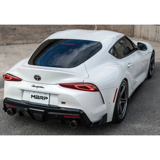 MBRP 2020+ Toyota Supra 3.0L 3in Catback Dual Rear Carbon Fiber Tips - T304