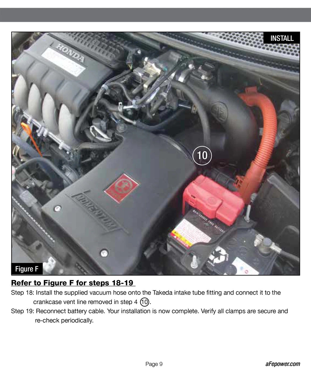 aFe Takeda Intake System 11-12 Honda CR-Z L4 1.5L Stage 2 Pro Dry S Wrinkle Black