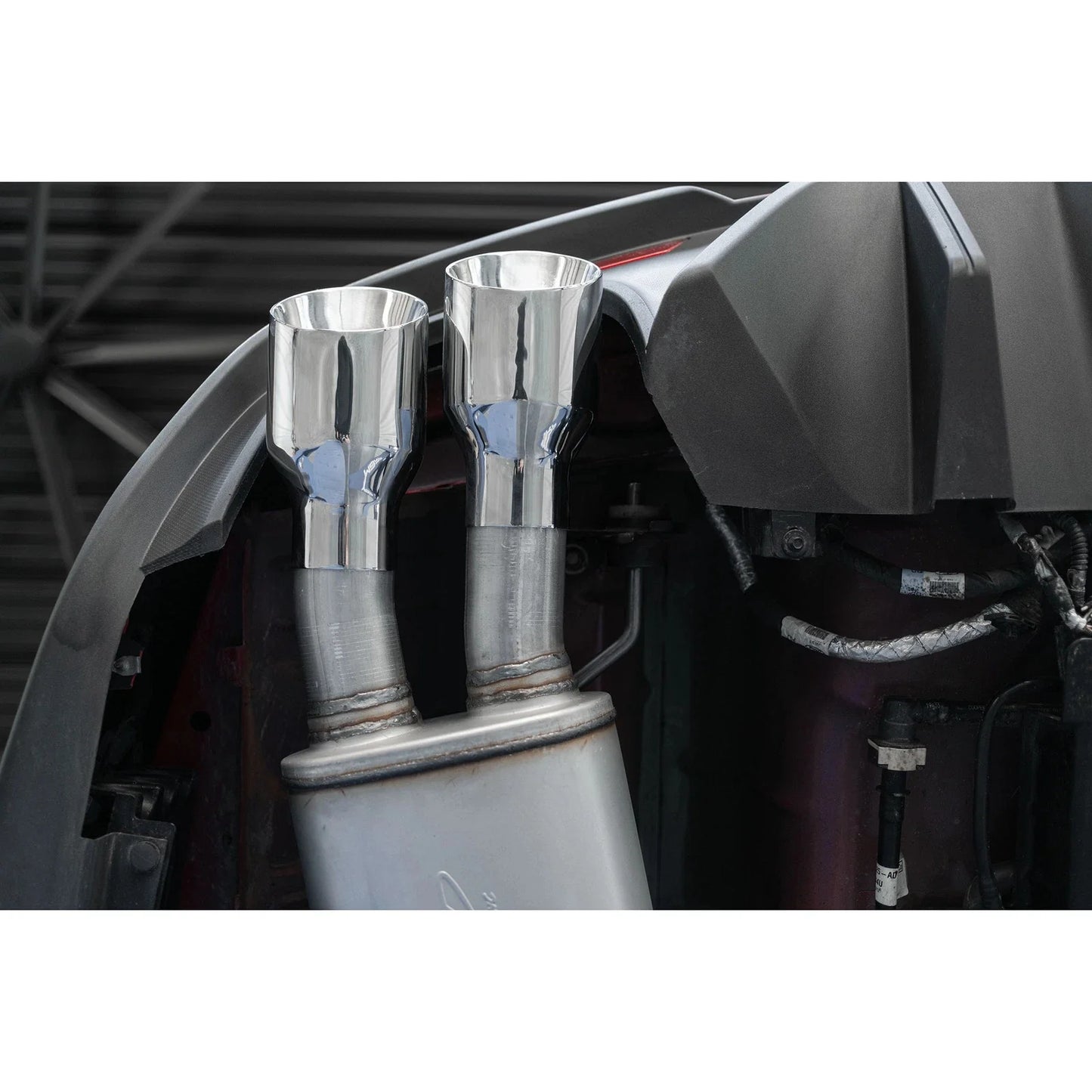 MBRP 18-19 Ford Mustang GT 5.0 3in Dual Split Rear Cat Back w/ Quad 4.0in Dual Wall Tips- T304