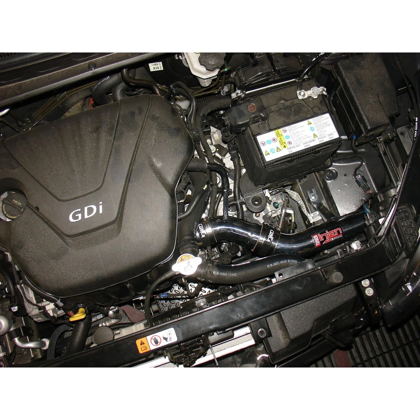 Injen 12 Kia Soul 1.6L 4cyl Black Cold Air Intake w/ MR Tech & Super Nano-Web Filter
