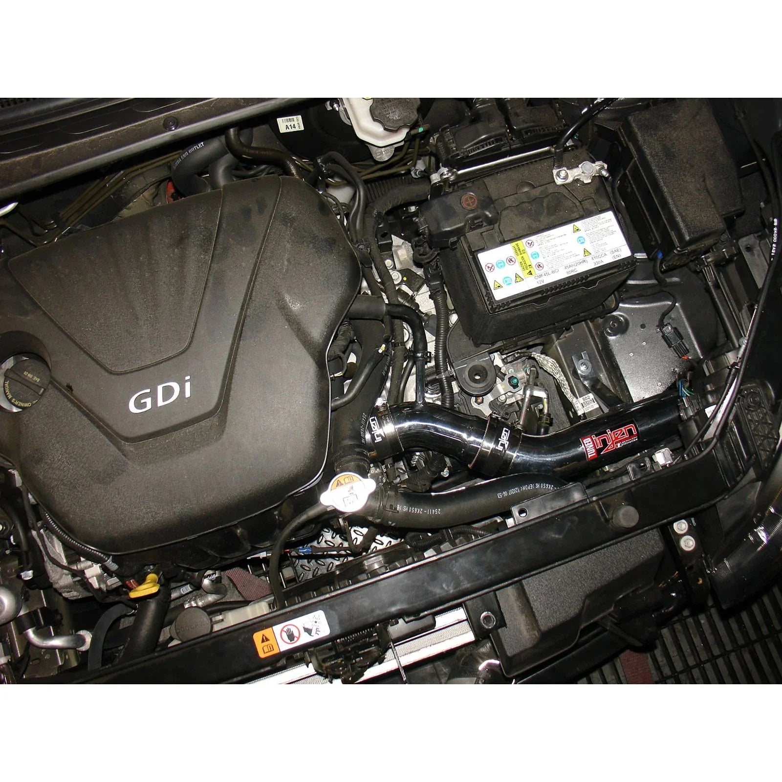 Injen 12 Kia Soul 1.6L 4cyl Black Cold Air Intake w/ MR Tech & Super Nano-Web Filter