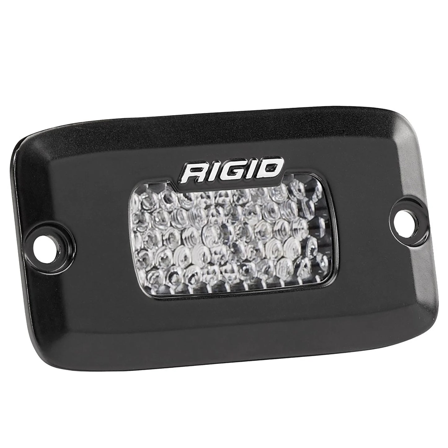 Rigid SR-M Series Pro LED Light | Flood Diffused / Flush / Black Housing (RIG922513)