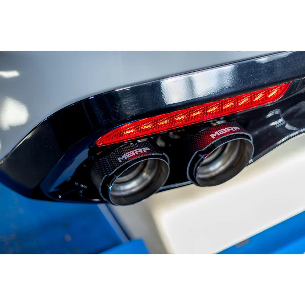 MBRP 18-22 Kia Stinger GT Bezel Kit Quad Tip CF