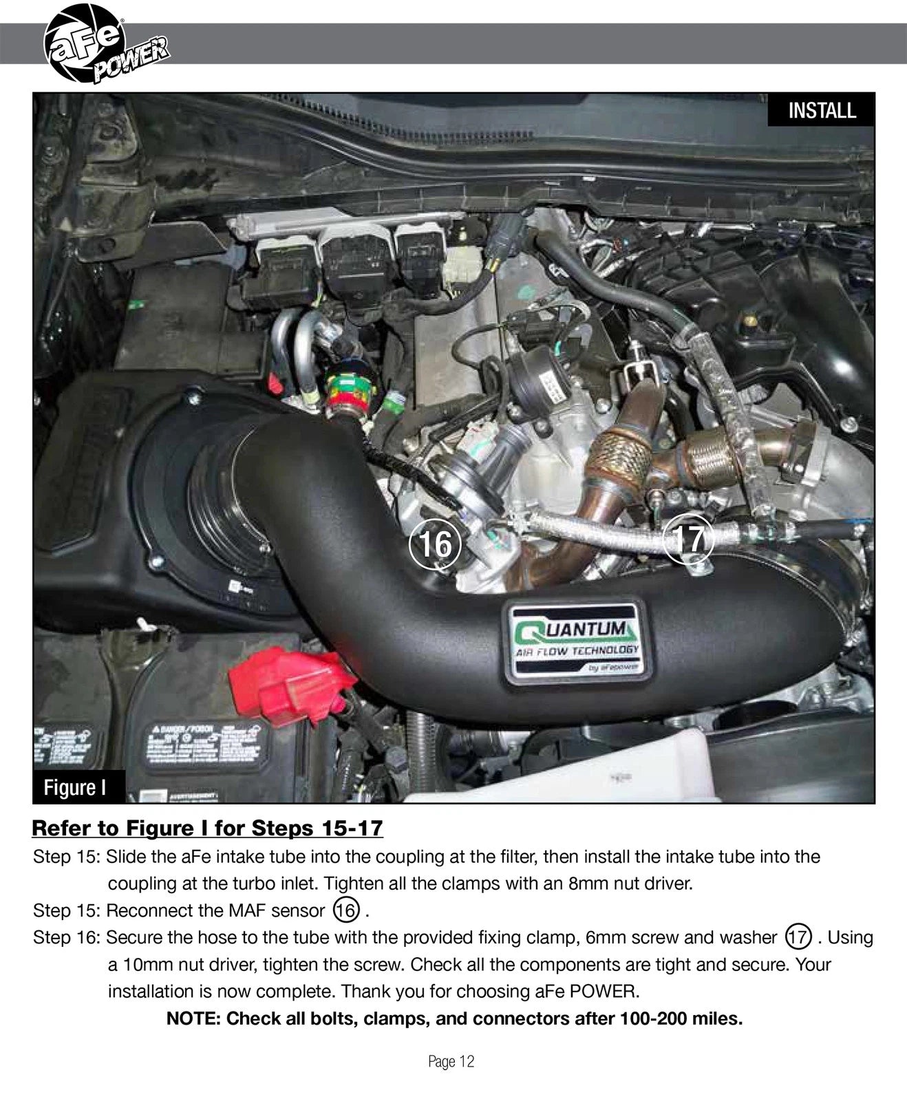 aFe Quantum Pro 5R Cold Air Intake System 17-18 Ford Powerstroke V8-6.7L - Oiled