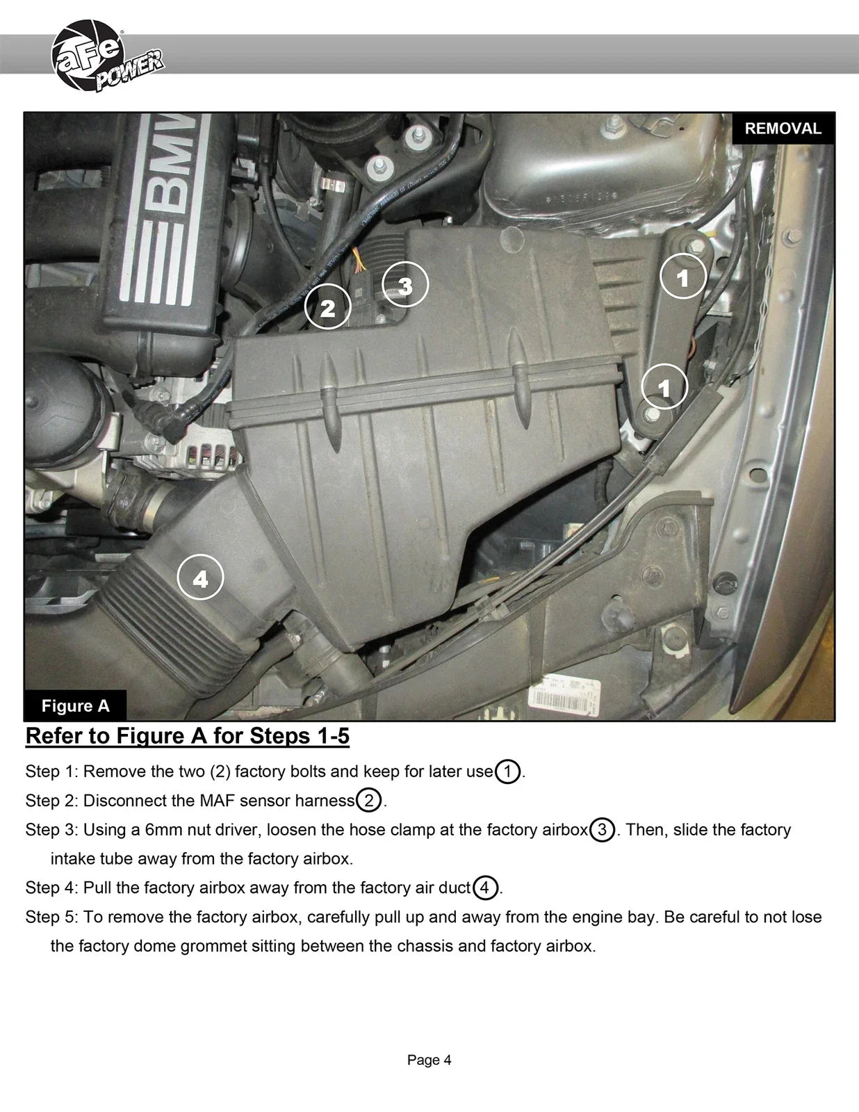aFe MagnumFORCE Intakes Stage-2 PDS AIS PDS BMW 3-Series (E9X) 06-12 L6-3.0L (Blk)