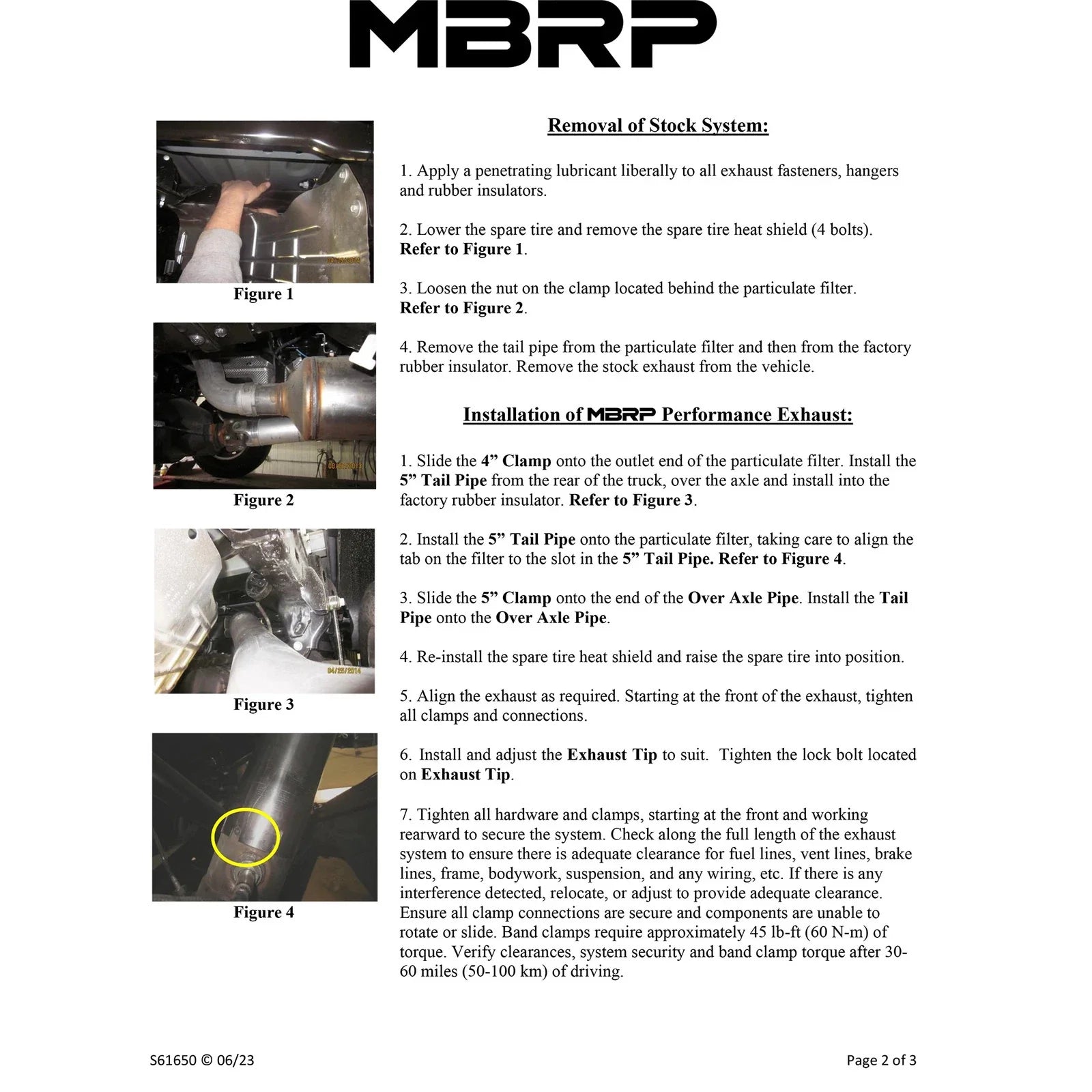 MBRP 13-14 Dodge Ram 2500/3500 Cummins 6.7L 5in Filter Back Exhaust Single Side Exit T409 CC/SB