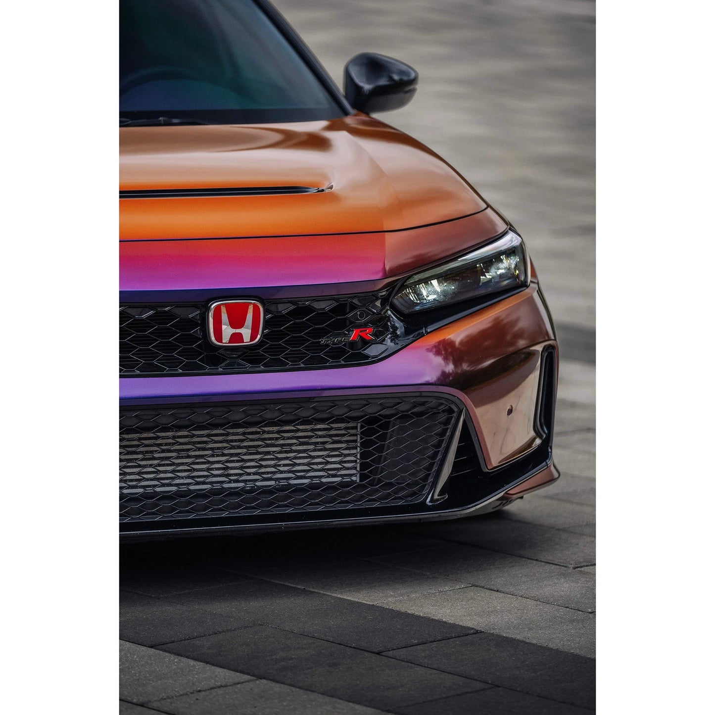 MBRP 23-24 Honda Civic Type R 2.0L T304 SS 3in Cat-Back Exhaust Triple Center Outlet w/ Burnt Tips