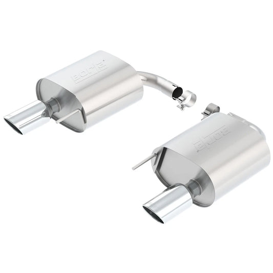Borla S Type Rear Section 15-17 Ford Mustang 2.3L EcoBoost MT/AT 2.25in pipe 4in tip