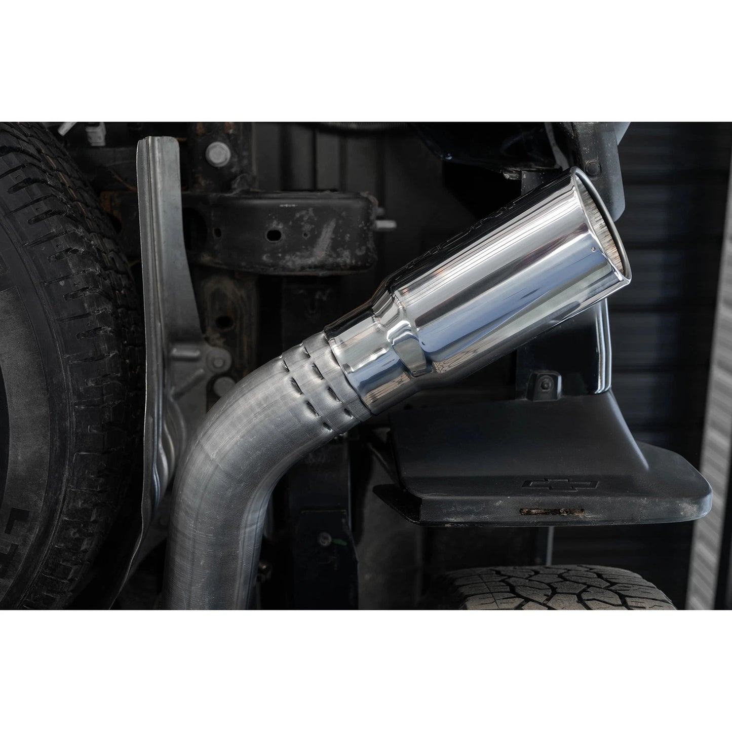 MBRP 2020+ GMC/Chevy 2500/3500 6.6L Duramax 4in Mand Bent Tubing Pro-Ser Cat Back Single Side - 304