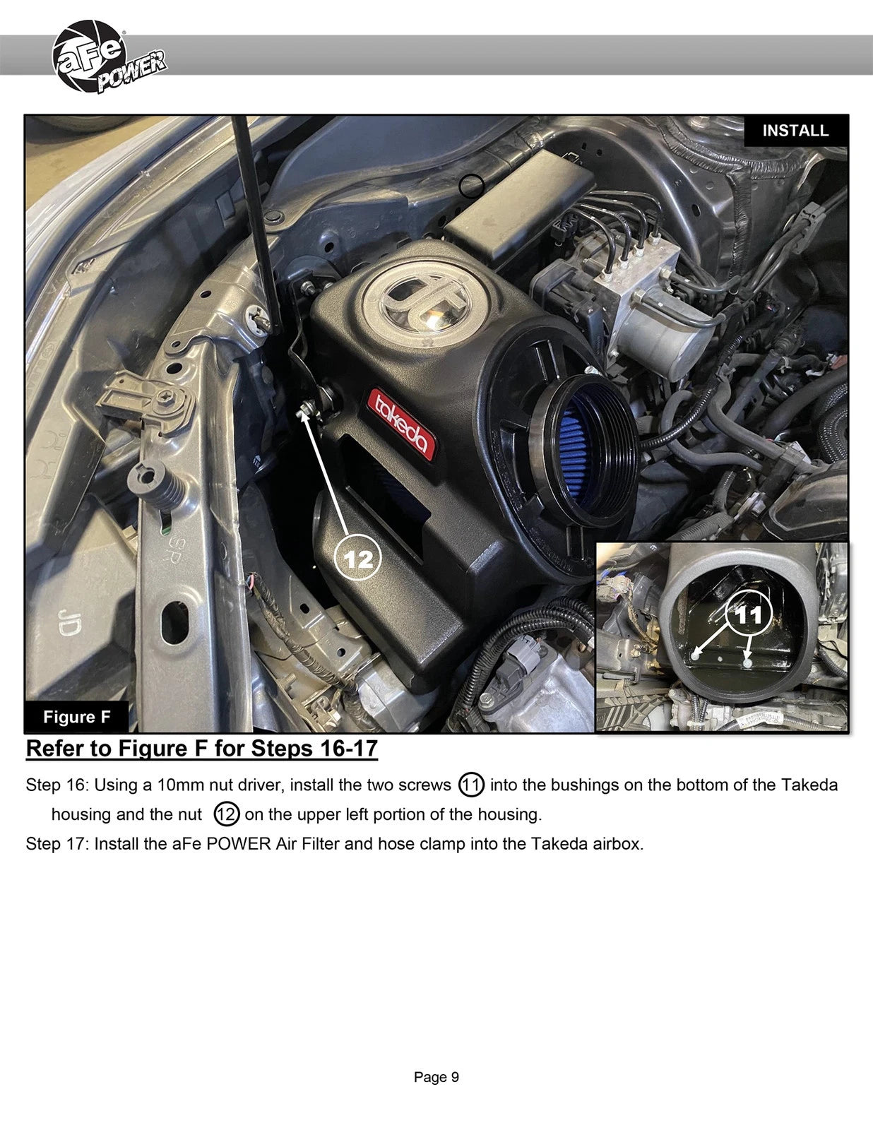 aFe 19-21 Subaru Forester (H4 - 2.5L) Takeda Momentum Air Intake System - W/ PRO DRY S Filter