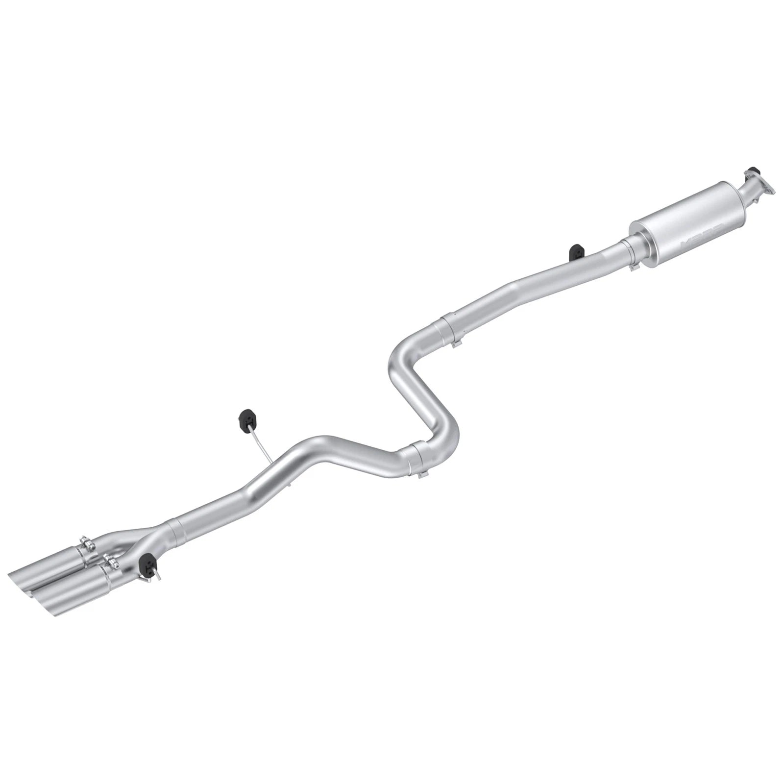 MBRP 14-19 Ford Fiesta ST 1.6L EcoBoost 3in Dual Outlet Alum Cat Back