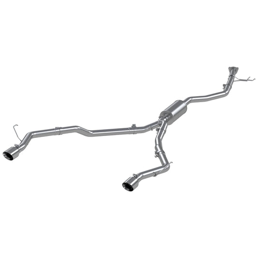 MBRP 21-22 Honda Ridgeline Aluminized Steel 2.5in Cat-Back - Dual Split Rear Exit