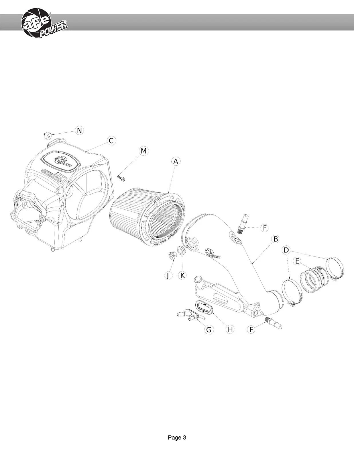 aFe POWER Momentum HD Cold Air Intake System w/ Pro Dry S Media 21-24 Ford Bronco 2.3L (t)