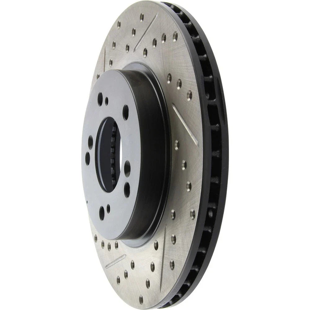 StopTech 97-01 Acura Integra Type R / 97-01 Honda CR-V Slotted & Drilled Right Front Rotor
