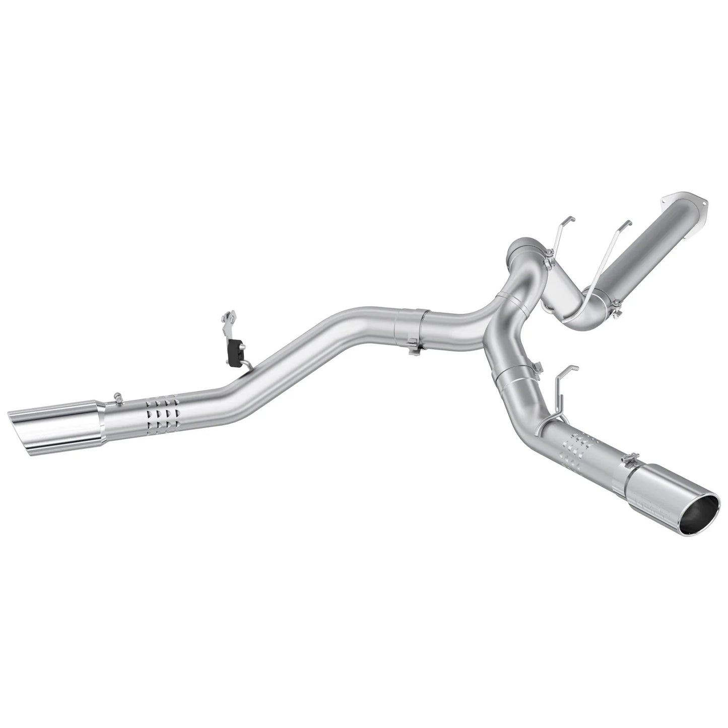 MBRP 17-19 Ford F-250/350/450 6.7L 4in Filter Back Cool Duals T409 Exhaust System