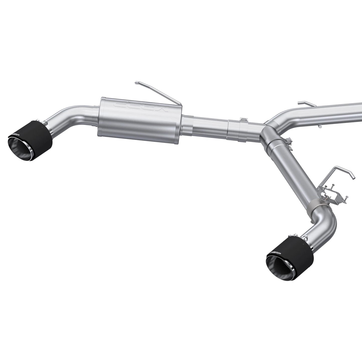MBRP 22-23 Hyundai Elantra N 2.0L Turbo T304 5in OD CF Tips Dual Outlet 3in Cat Back Exhaust