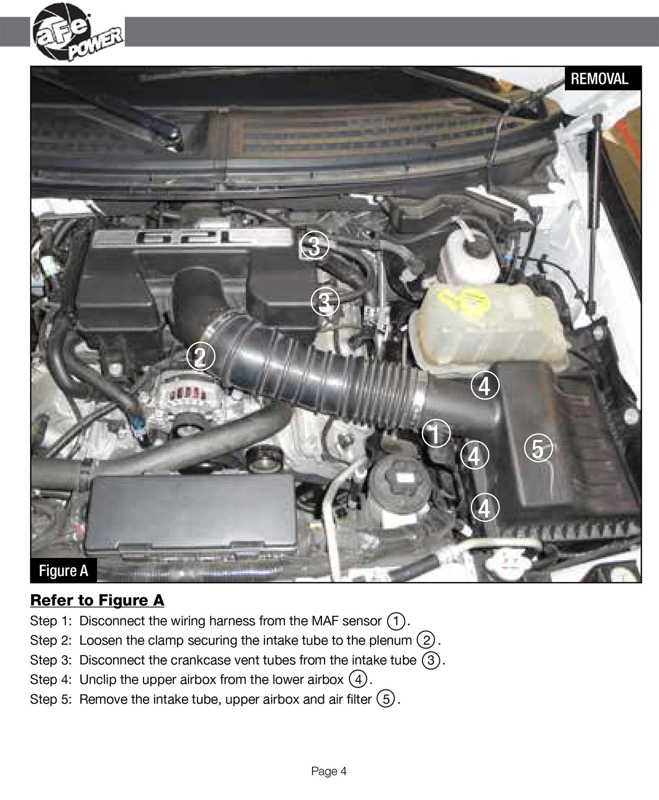 aFe MagnumFORCE Intakes Stage-2 P5R AIS P5R; Ford F-250/350 11-12 V8-6.2L (blk)