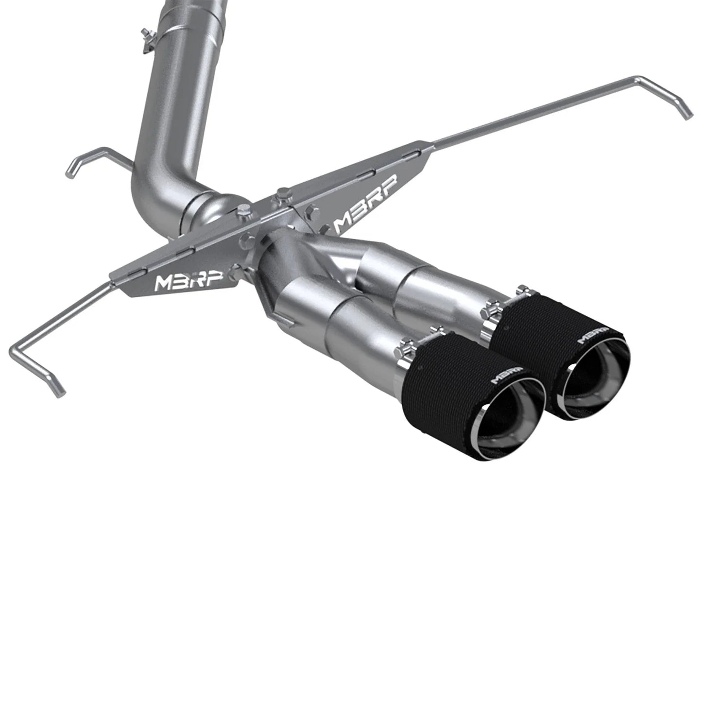 MBRP 2019+ MBRP Hyundai Veloster Turbo Cat Back - T304 Stainless - Carbon Fiber Tip