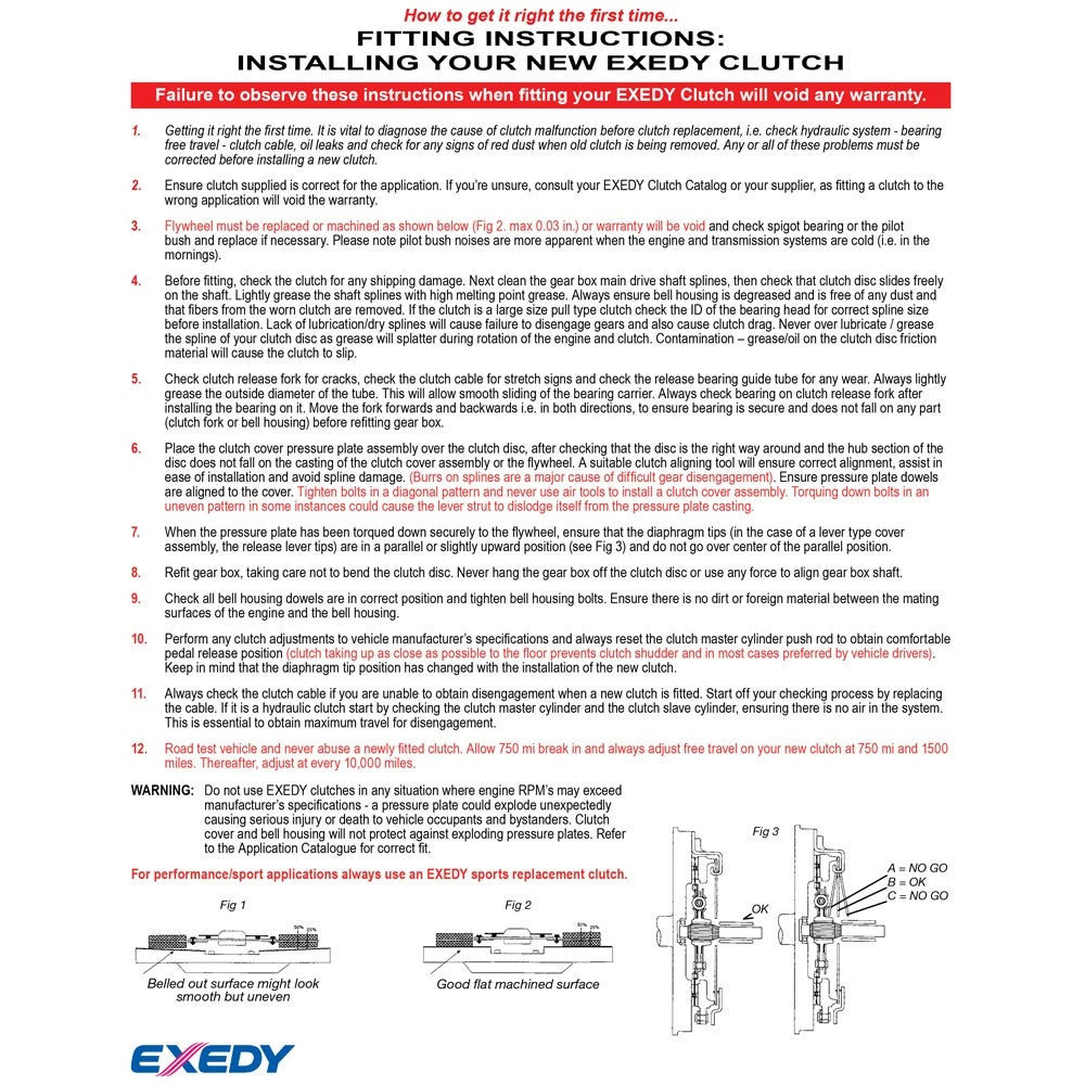 Exedy OE 2005-2005 Saab 9-2X H4 Clutch Kit