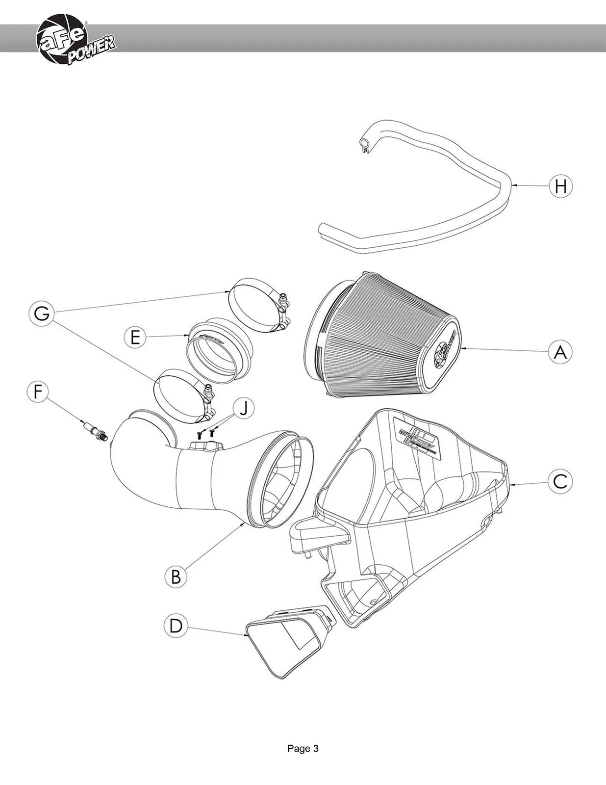 aFe 17-12 Chevrolet Camaro ZL1 (6.2L-V8) Track Series Carbon Fiber CAI System w/ Pro 5R Filters