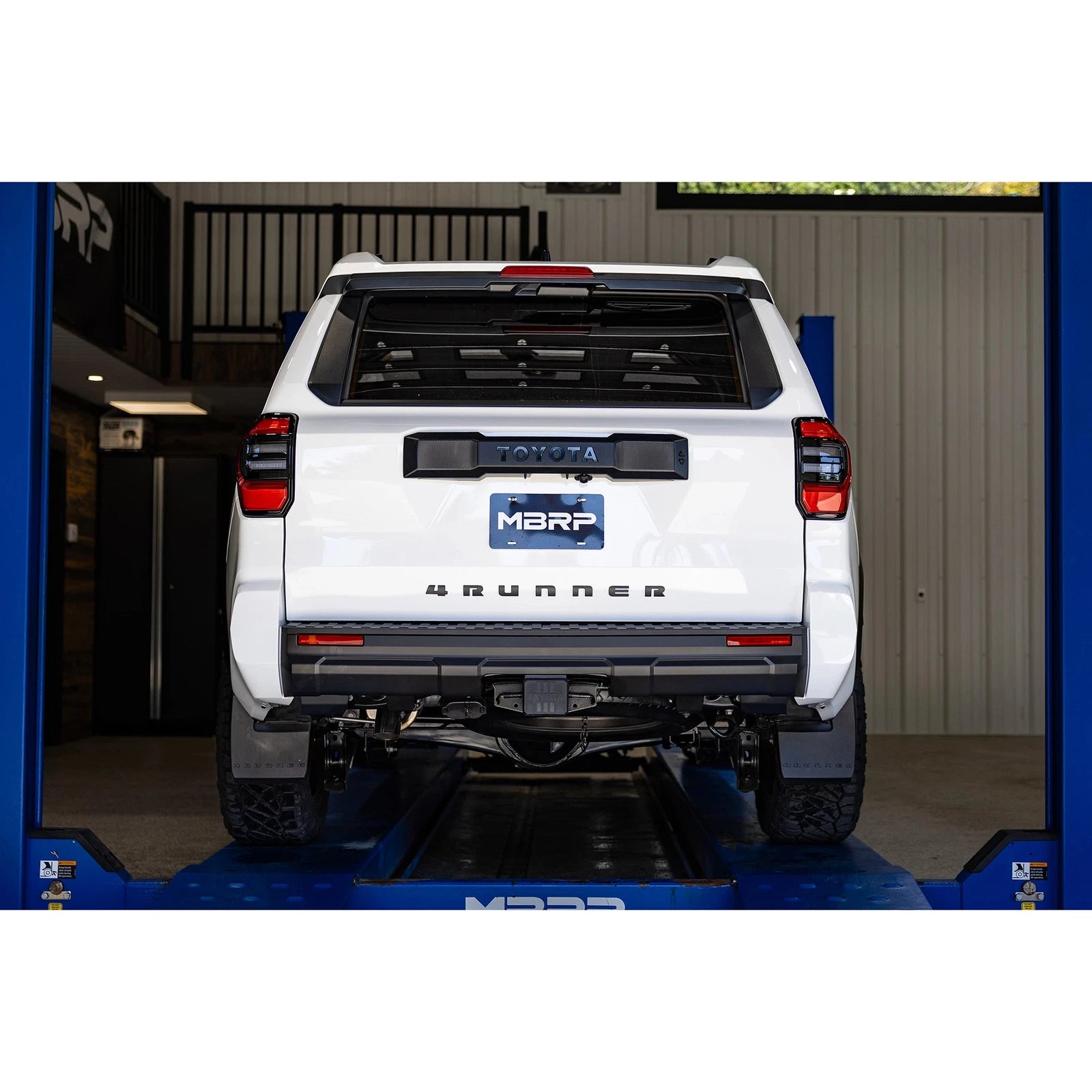 MBRP 24-26 Toyota Land Cruiser 2.4L 3in Cat-Back Single Rear High-Clearance Turn Down - T304