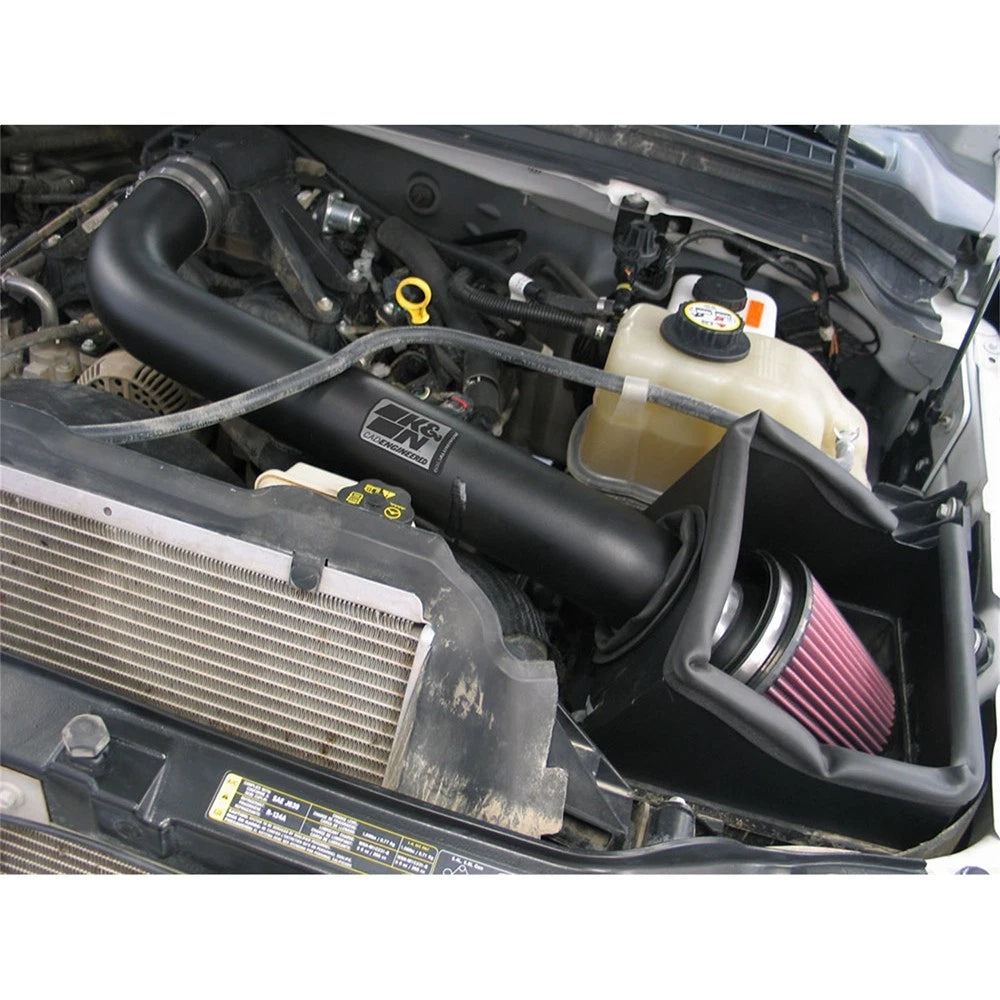 K&N 07-08 Ford F250 SD V8-5.4L Black High Flow Performance Kit