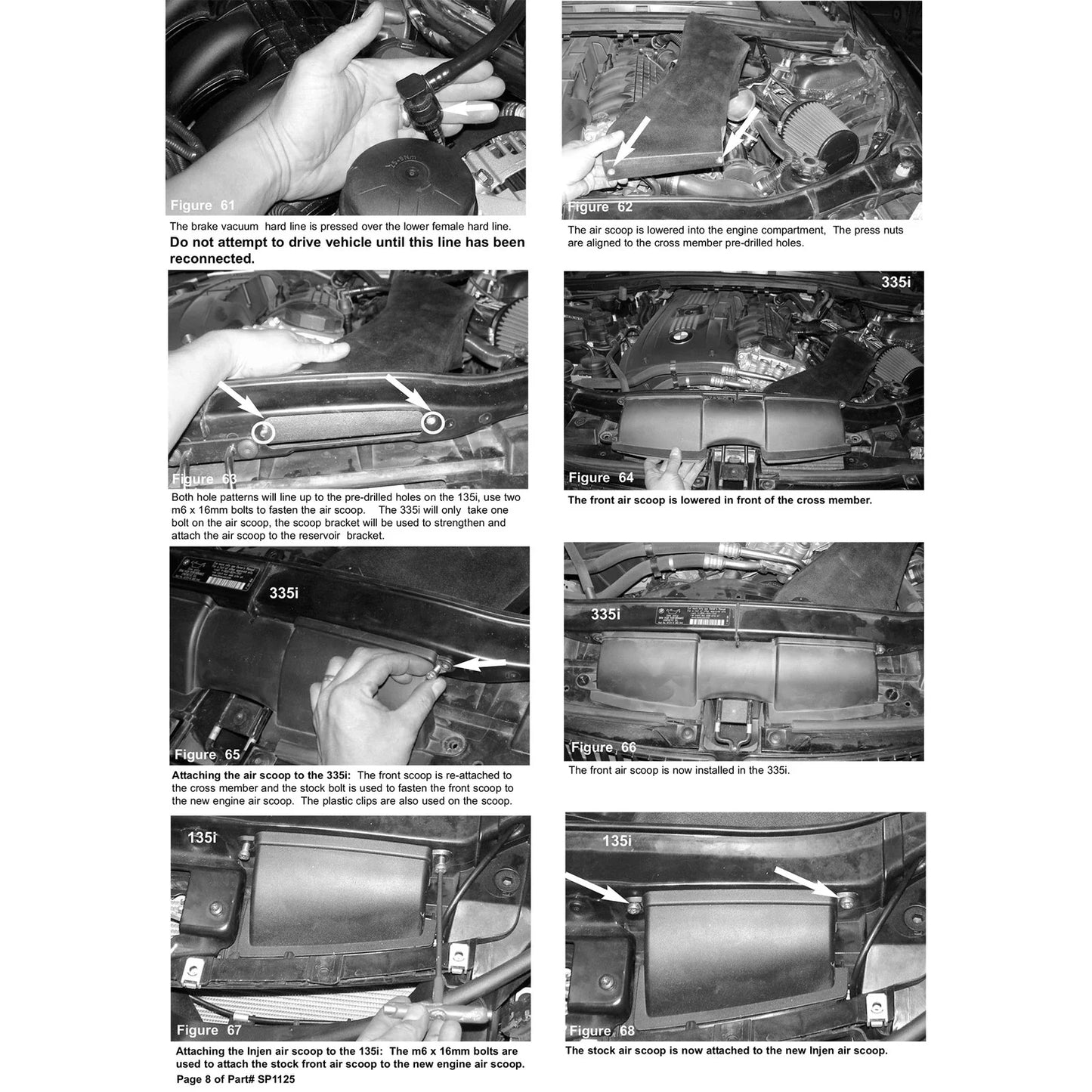 Injen 07-09 335i E92 / 08-09 135i E82 3.0L L6 Twin intake Polished Short Ram Intake