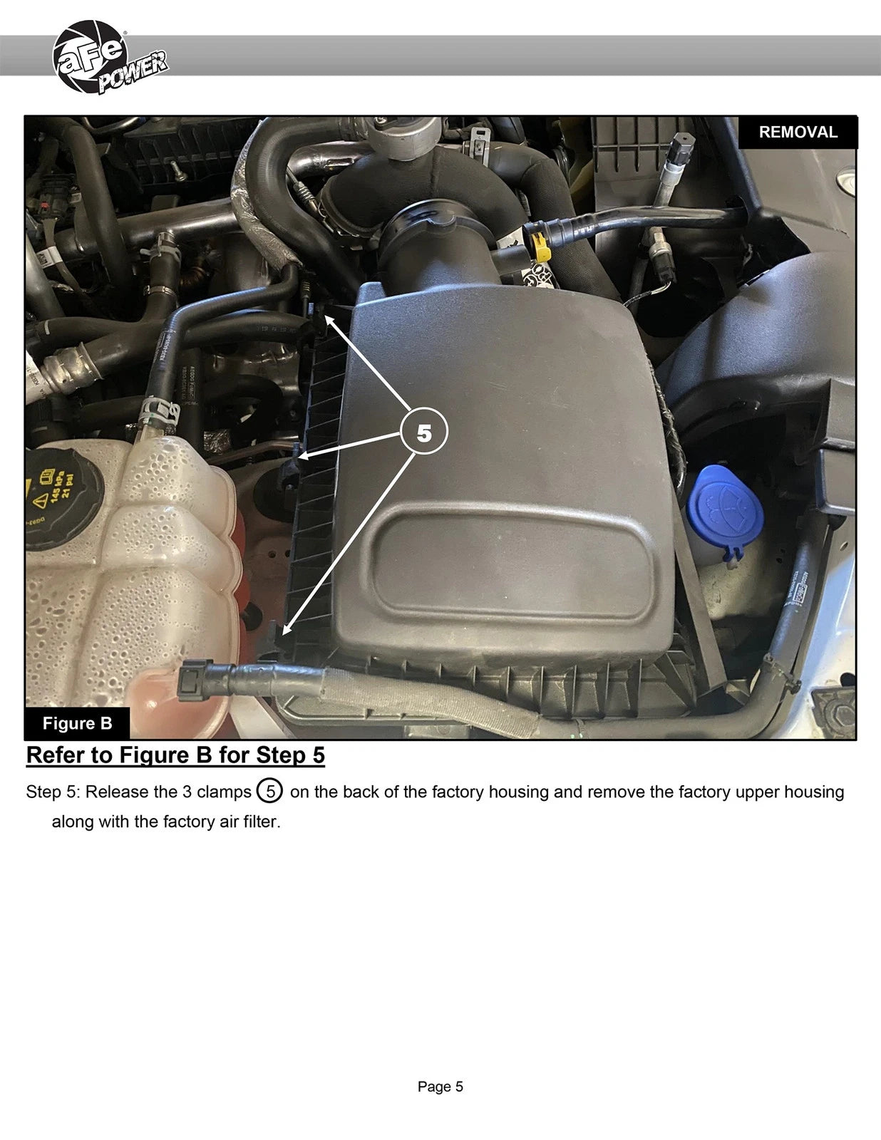 aFe Rapid Induction Cold Air Intake System w/Pro 5R Filter 19-20 Ford Ranger L4 2.3L (t)