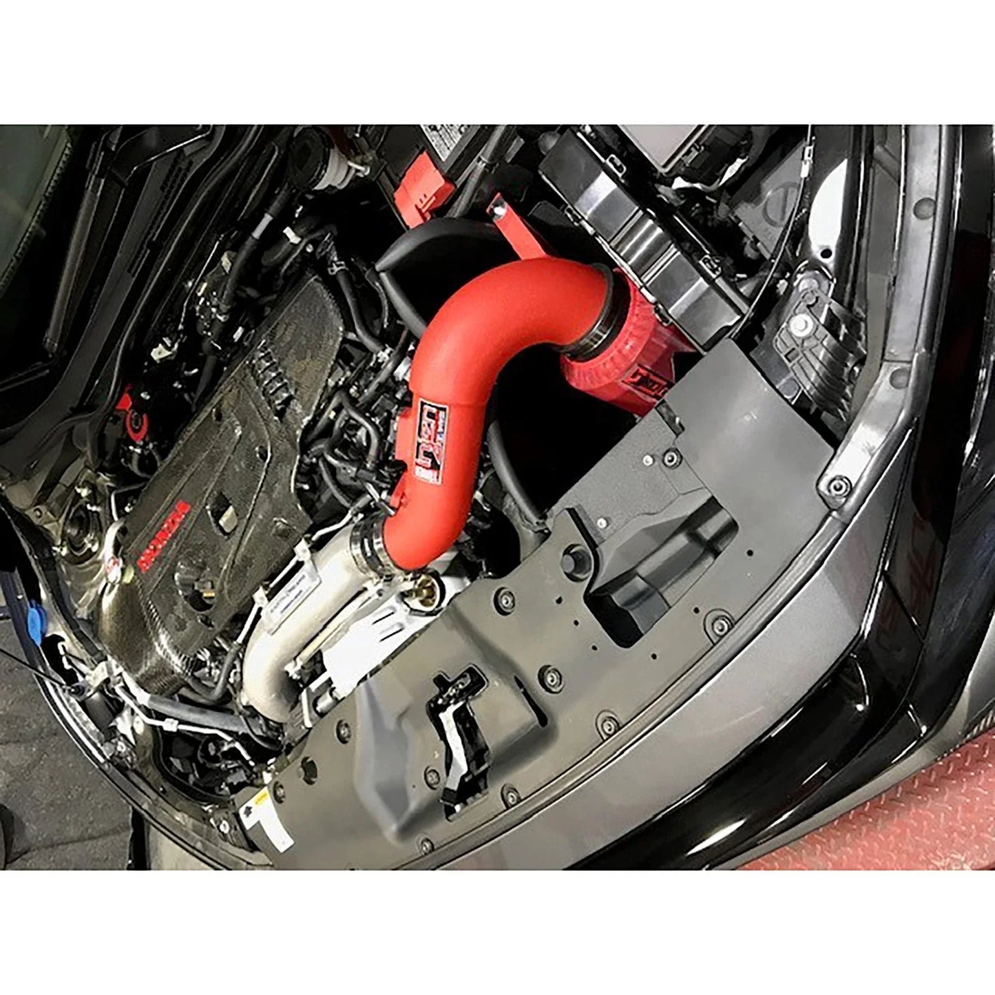 Injen 17-19 Honda Civic Type R 2.0T Wrinkle Red Short Ram Air Intake