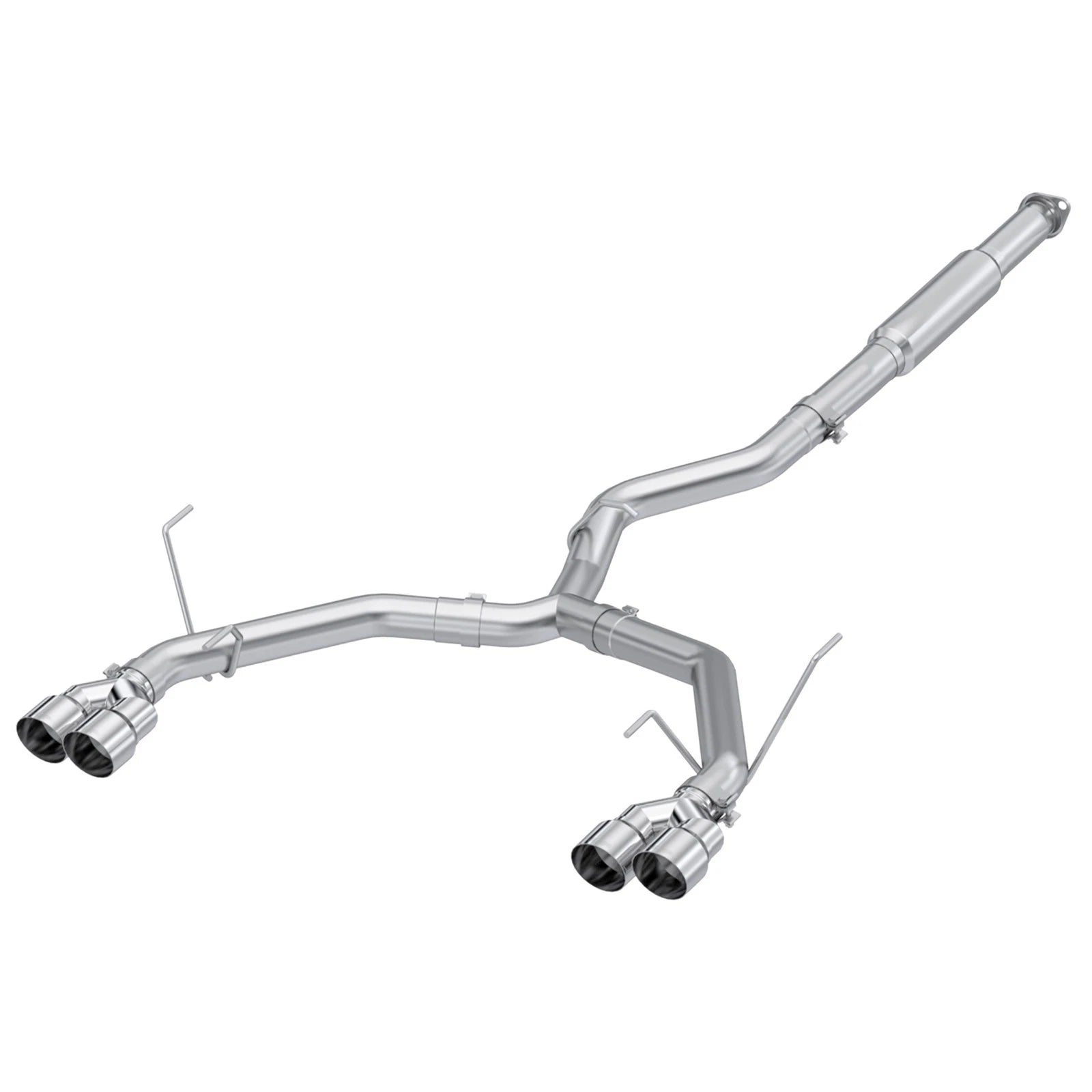 MBRP 2022+ Subaru WRX 3in Cat-Back Dual Split Rear Quad Tips Race Profile Exhaust