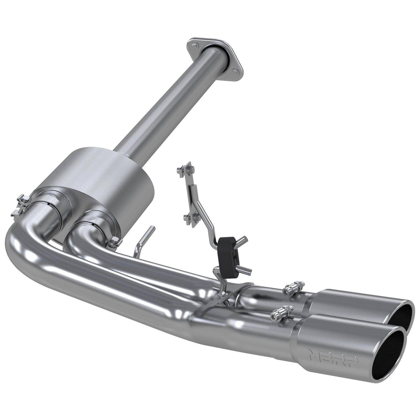 MBRP 15-16 Ford F-150 2.7L/3.5L/5.0L 3in Cat Back Single Side Pre-Axle Dual Exit T304