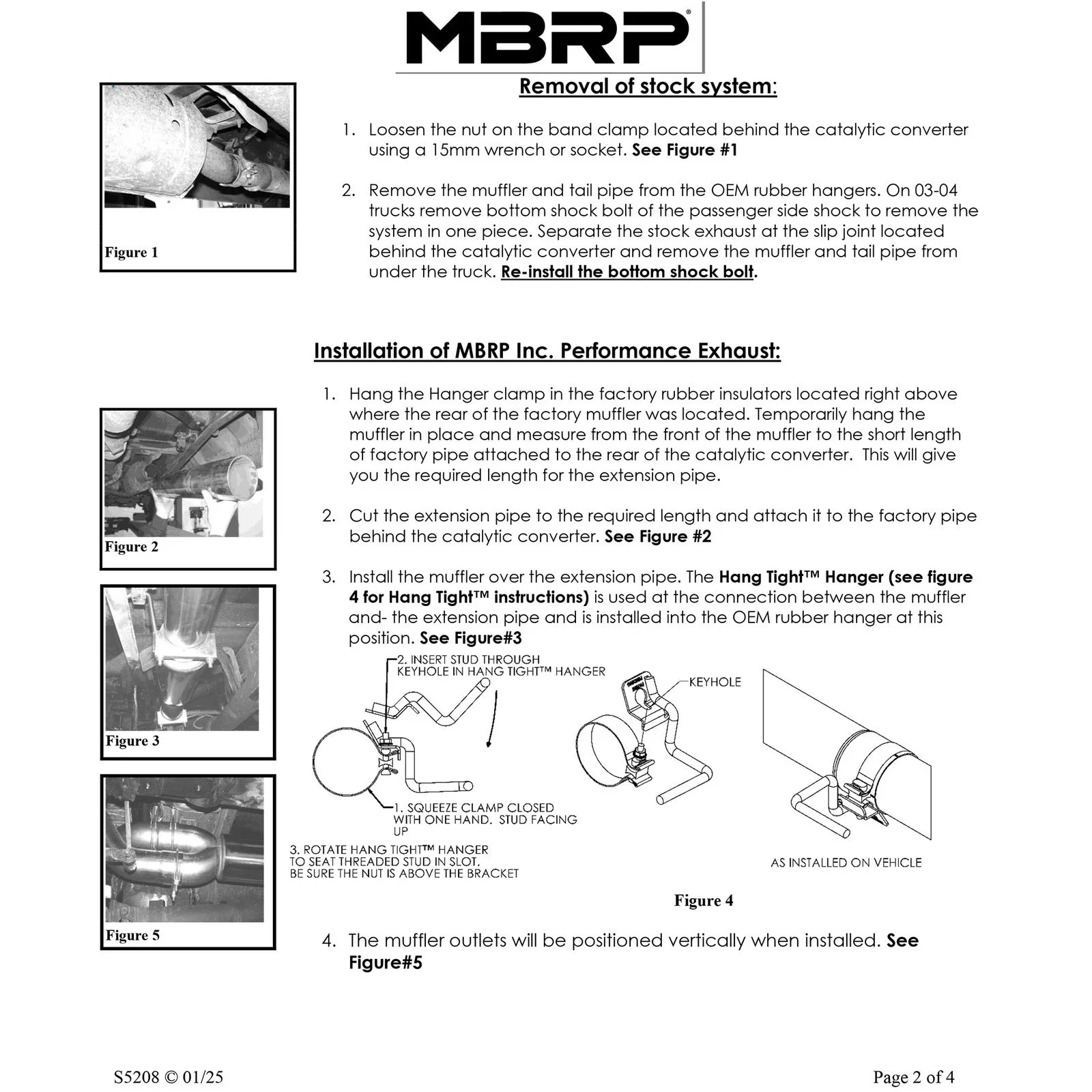 MBRP 1999-2004 Ford F-250/350 V-10 Cat Back 4 Dual Split Side