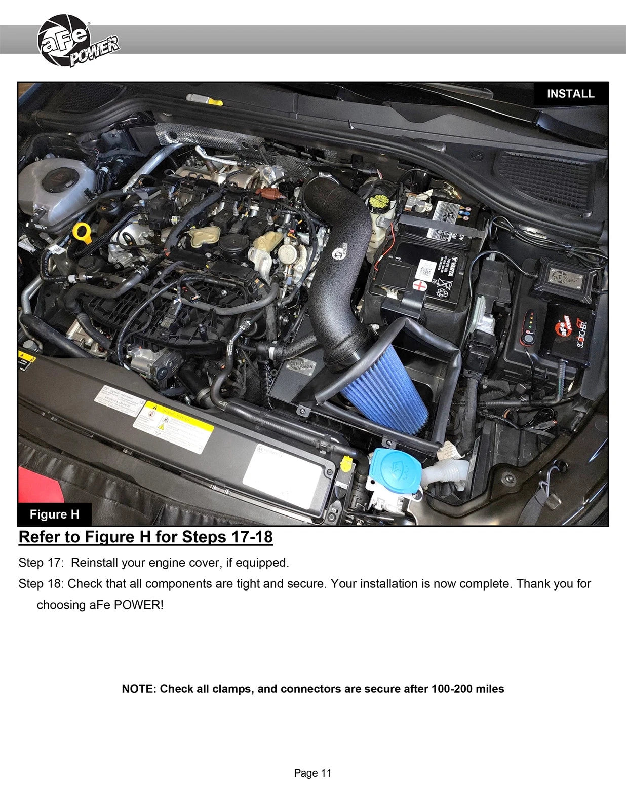 aFe Rapid Induction Cold Air Intake System w/ Pro 5R Filter 22-23 Volkswagen GTI MKVIII L4-2.0L