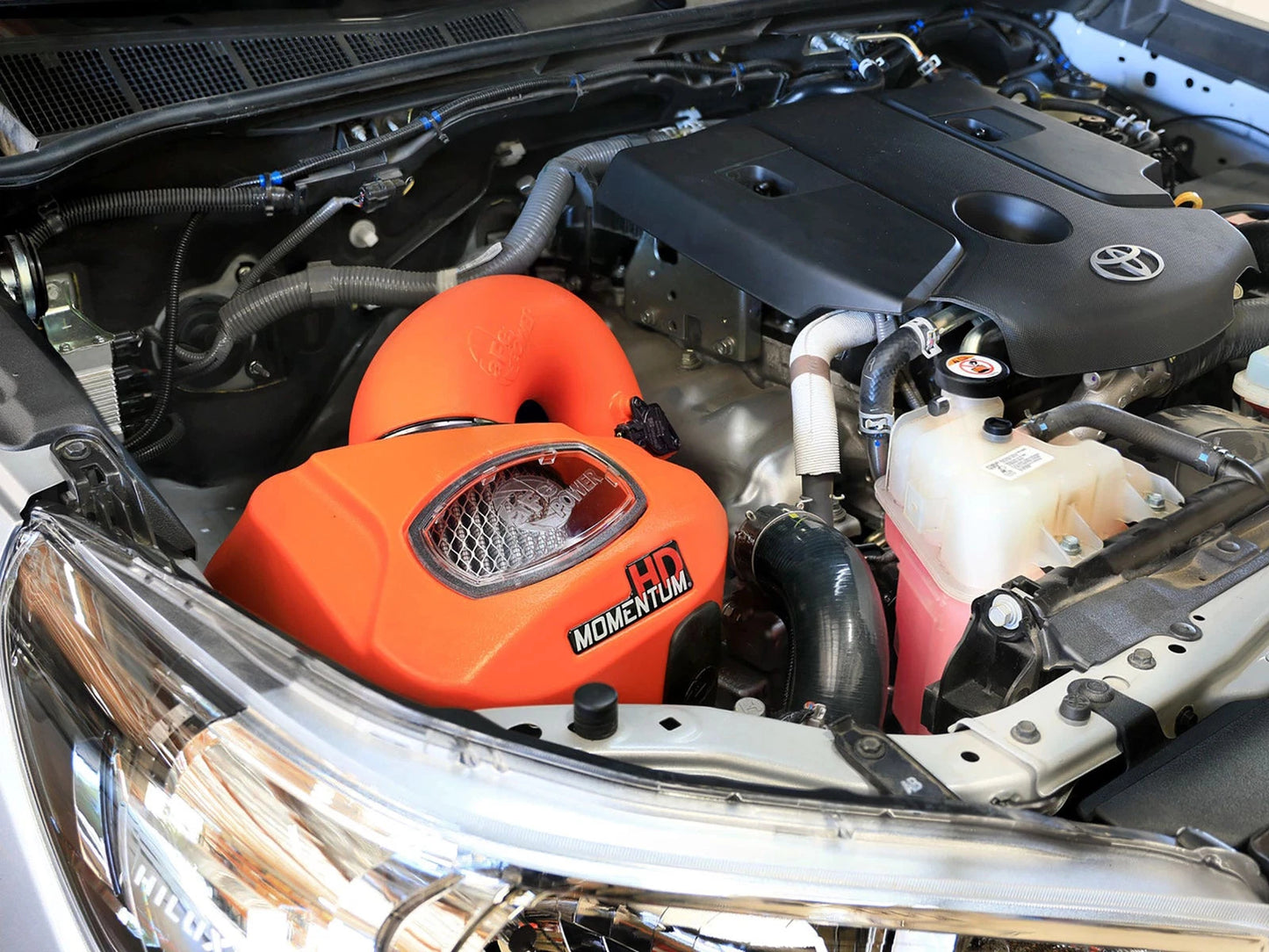 aFe 15-25 Toyota Hilux L4 2.8L (td) Momentum HD Orange Edition Intake w/ Pro DRY S Filter (MOQ 12)