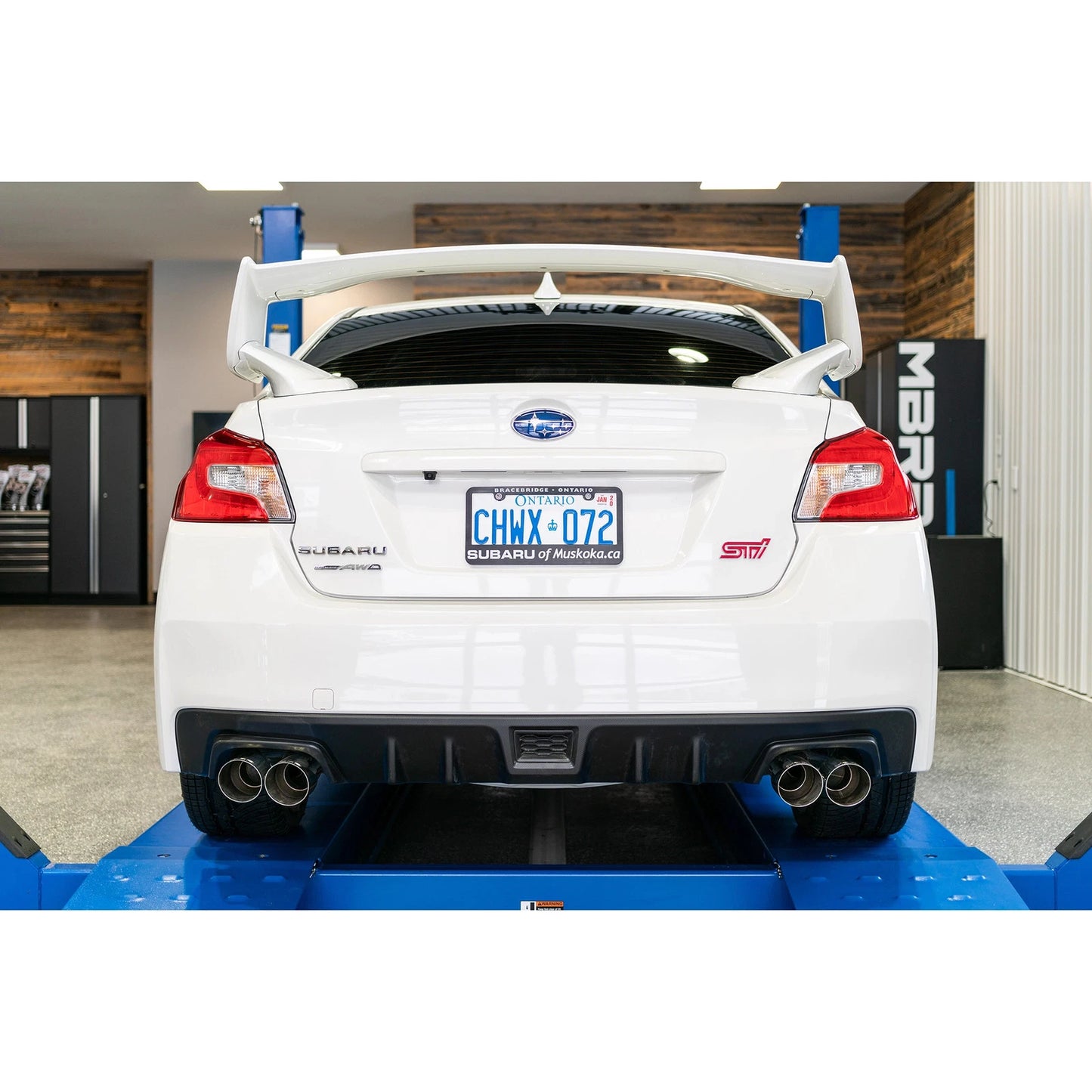 MBRP 15-19 Subaru WRX 2.0L/STI 2.5L 2.5in Dual Split Rear Exit w/ 3.5in Tips - T304