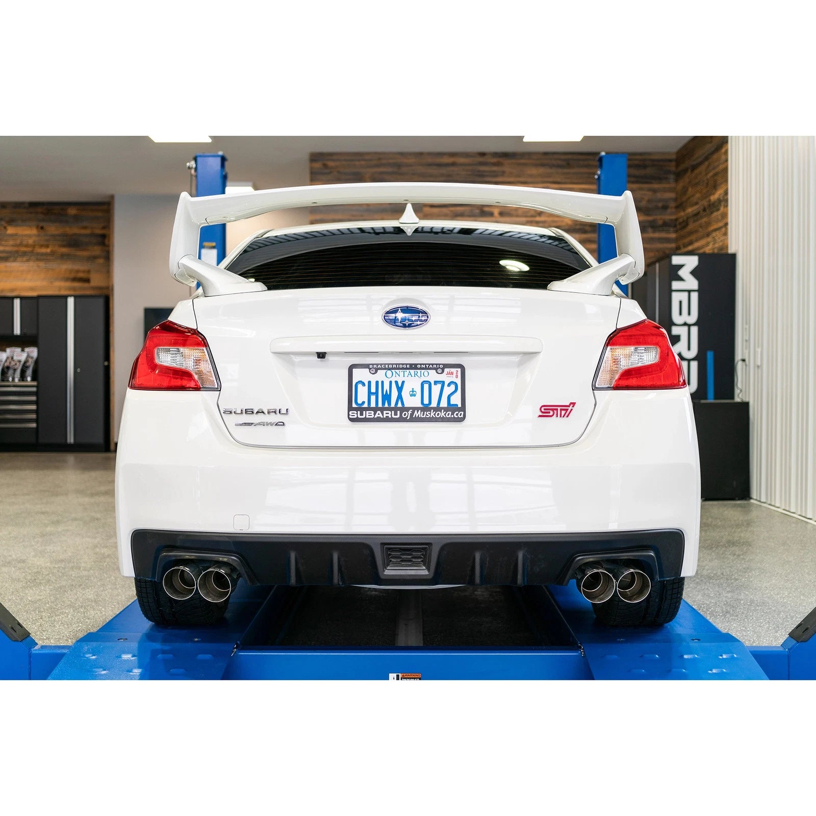 MBRP 15-19 Subaru WRX 2.0L/STI 2.5L 2.5in Dual Split Rear Exit w/ 3.5in Tips - T304
