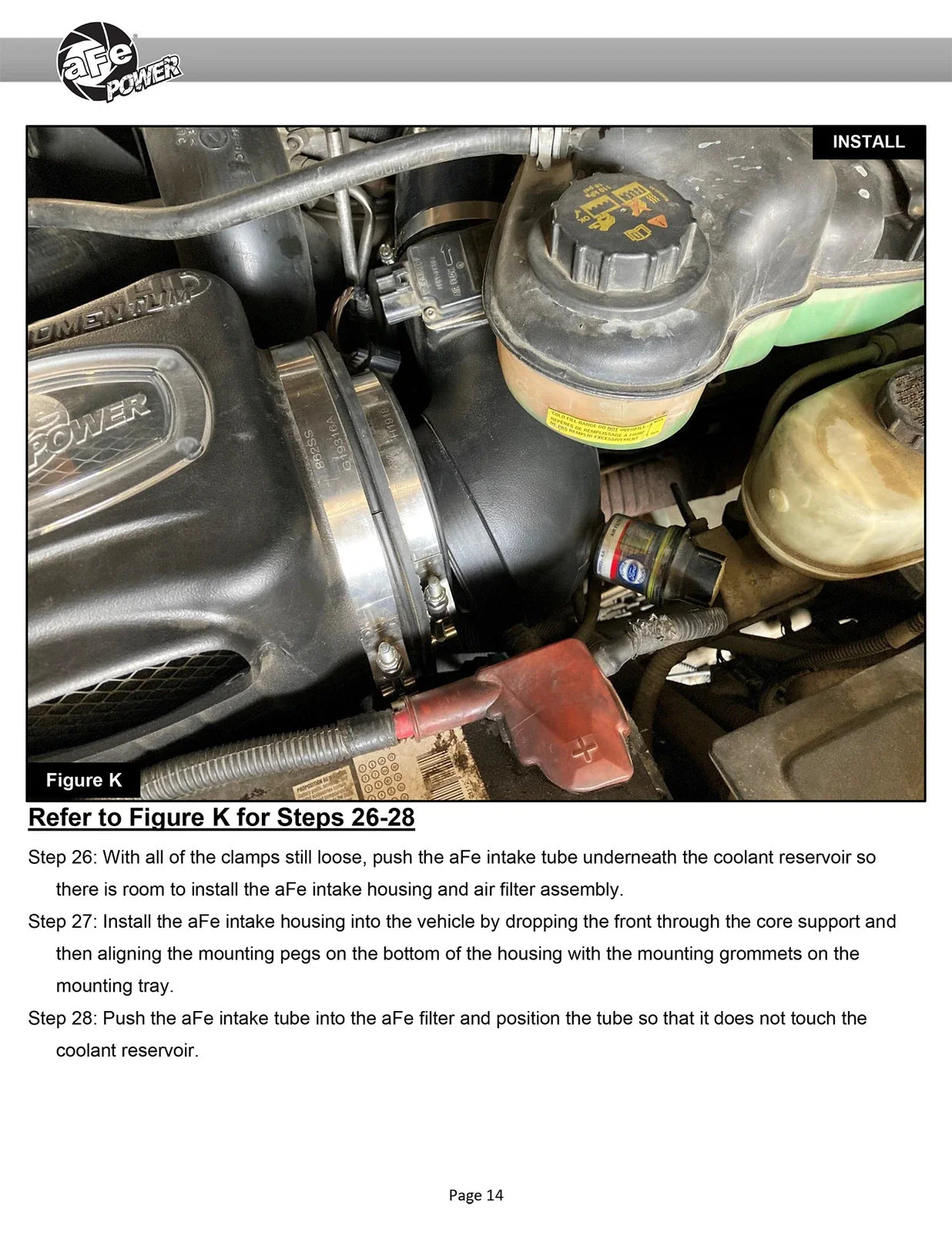 aFe Momentum HD Pro DRY S Stage-2 Si Intake 03-07 Ford Diesel Trucks V8-6.0L (See afe51-73003-E)